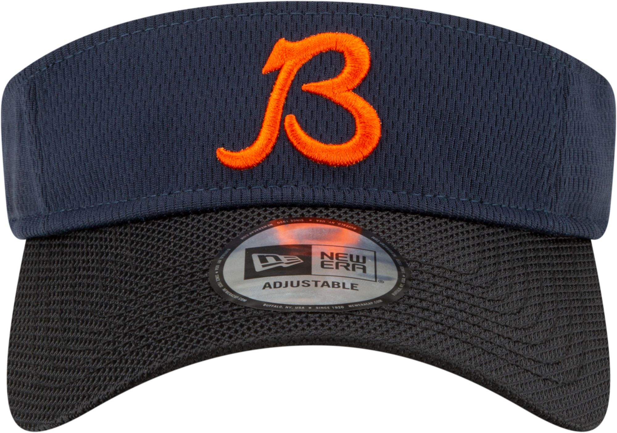 New Era Men's Chicago Bears Sideline 2021 Road Adjustable Navy Visor product image