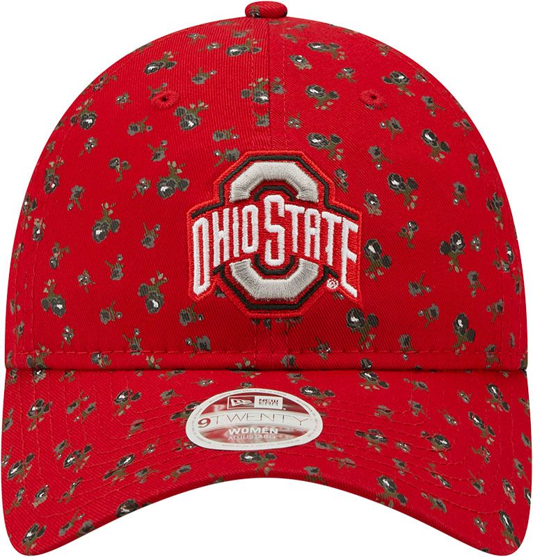 New Era Women's Ohio State Buckeyes Scarlet 9Twenty Floral Adjustable Hat product image