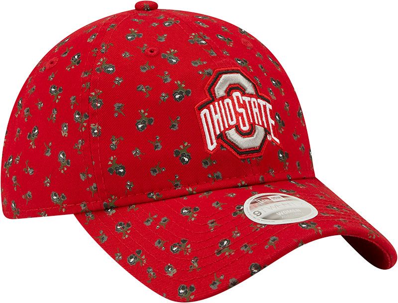 New Era Women's Ohio State Buckeyes Scarlet 9Twenty Floral Adjustable Hat product image