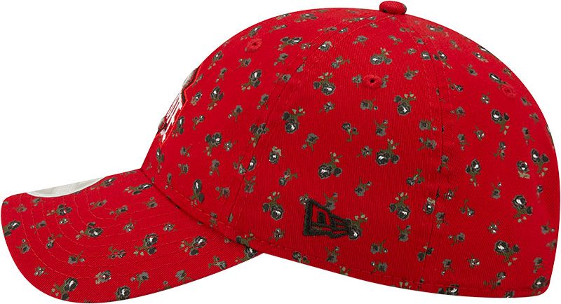 New Era Women's Ohio State Buckeyes Scarlet 9Twenty Floral Adjustable Hat product image