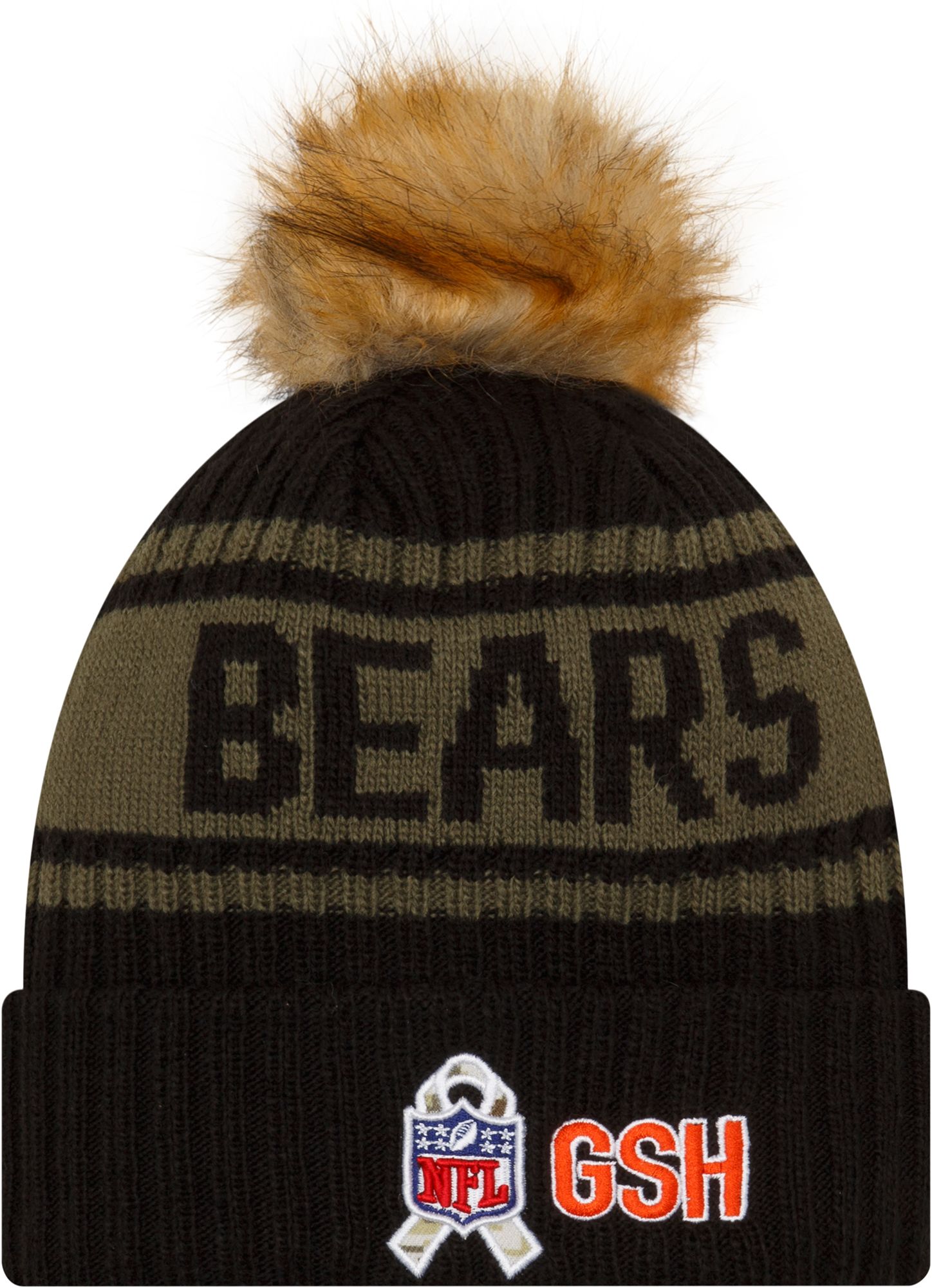 New Era Women's Chicago Bears Salute to Service Black Knit product image