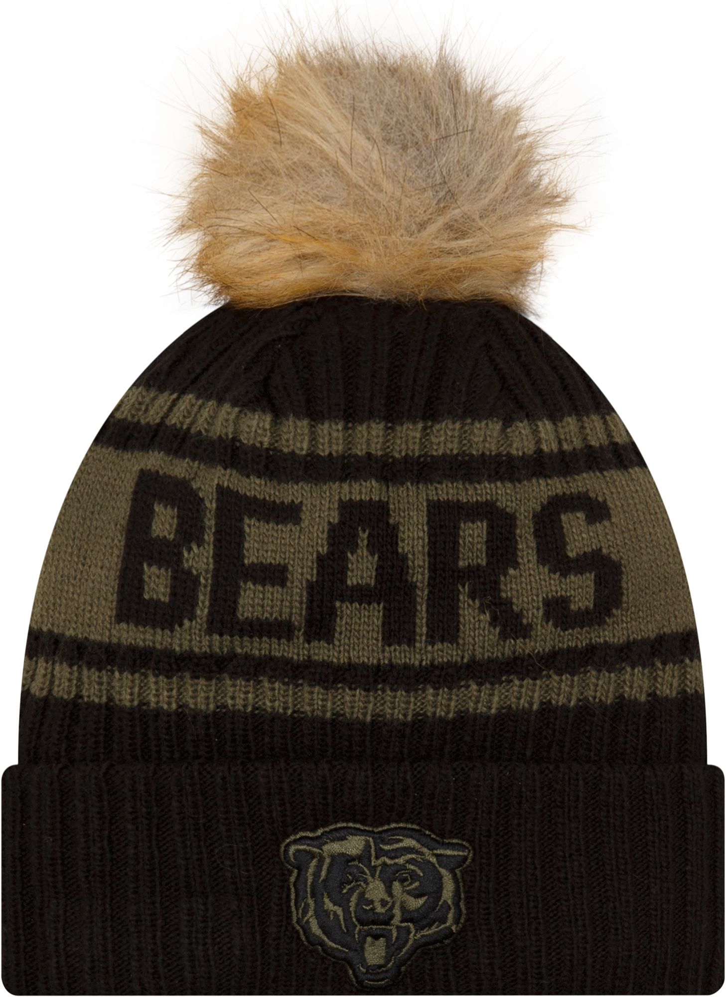 New Era Women's Chicago Bears Salute to Service Black Knit product image