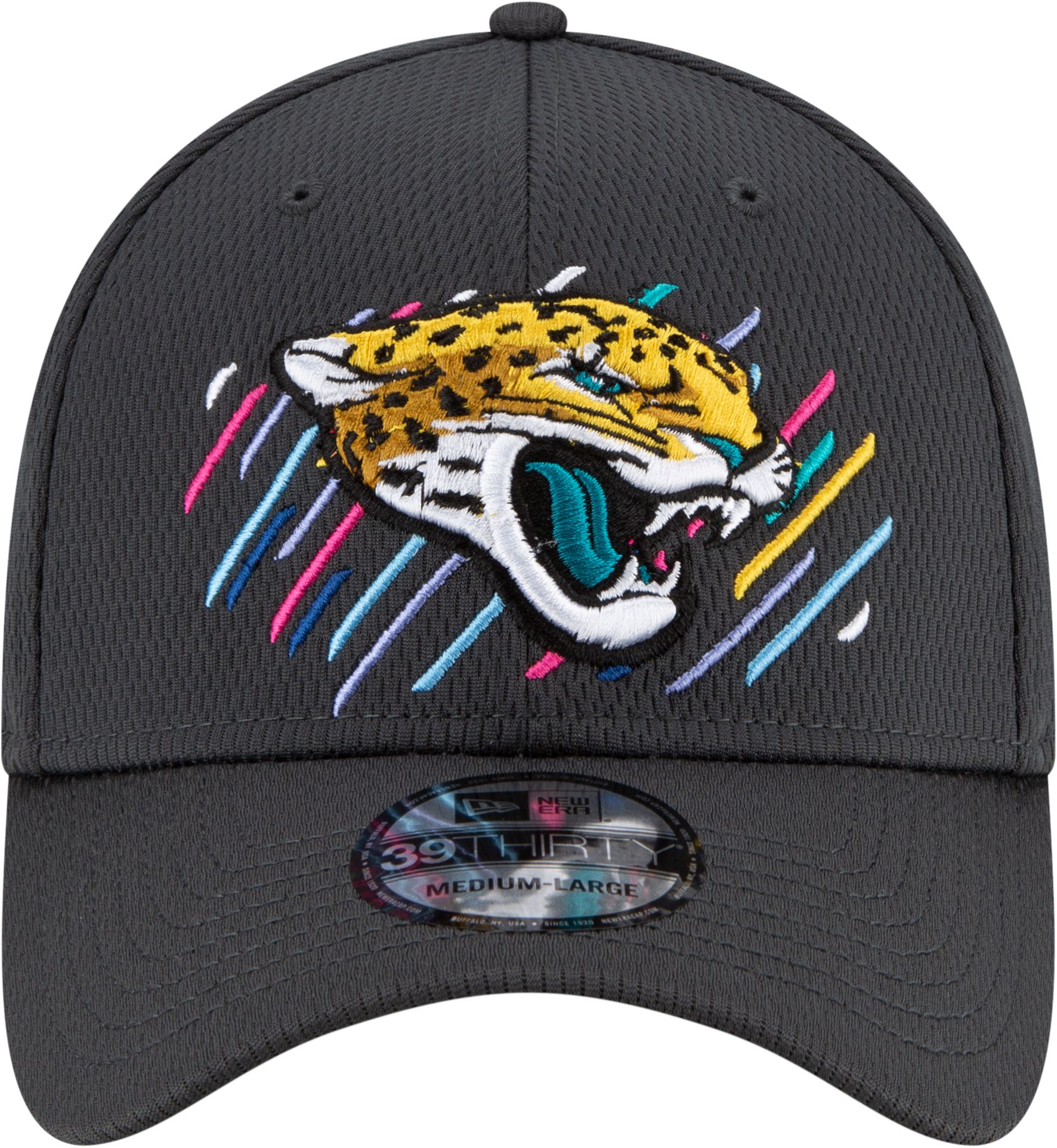 New Era Men's Jacksonville Jaguars Crucial Catch 39Thirty Grey Stretch Fit Hat product image
