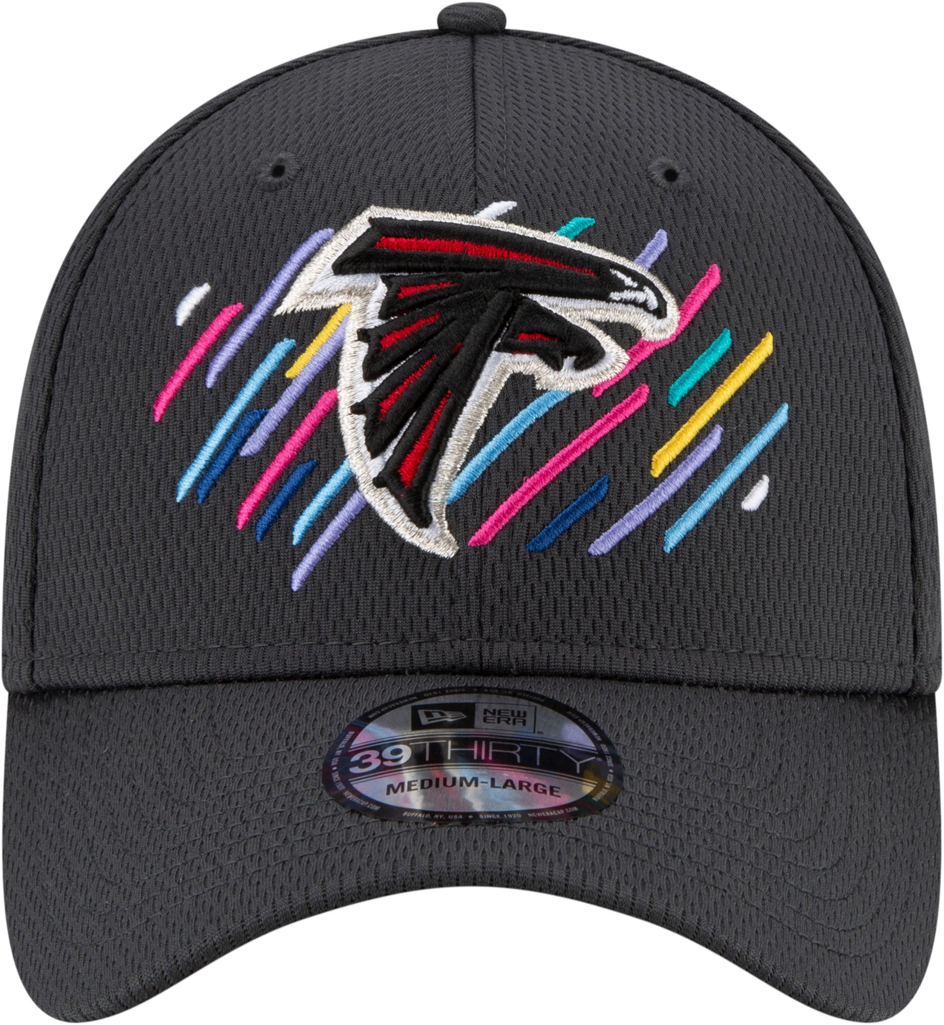 New Era Men's Atlanta Falcons Crucial Catch 39Thirty Grey Stretch Fit Hat product image