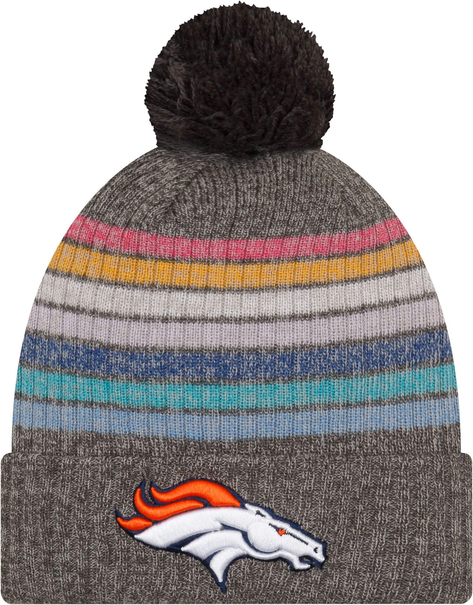 New Era Women's Denver Broncos Crucial Catch Grey Knit product image