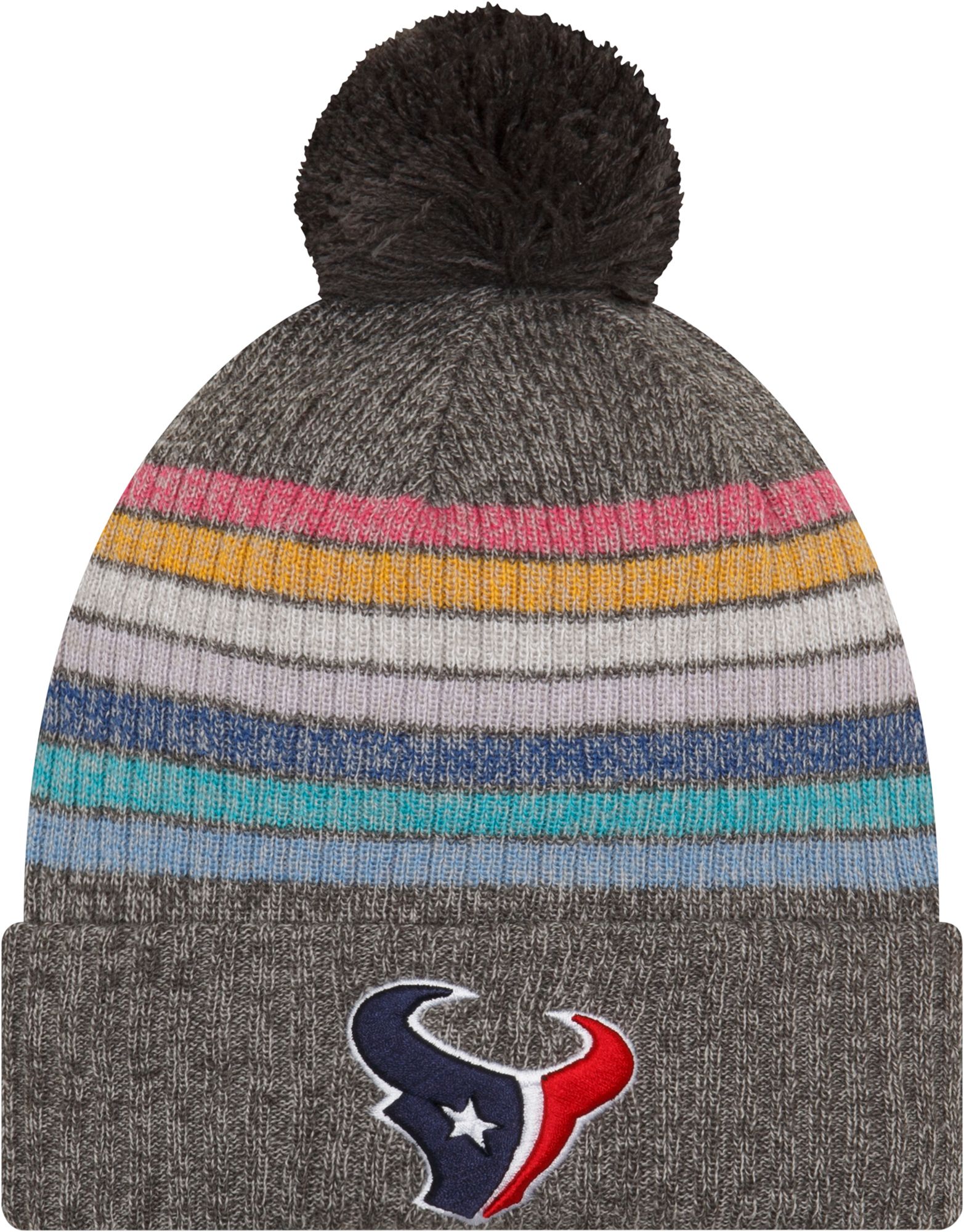 New Era Women's Houston Texans Crucial Catch Grey Knit product image