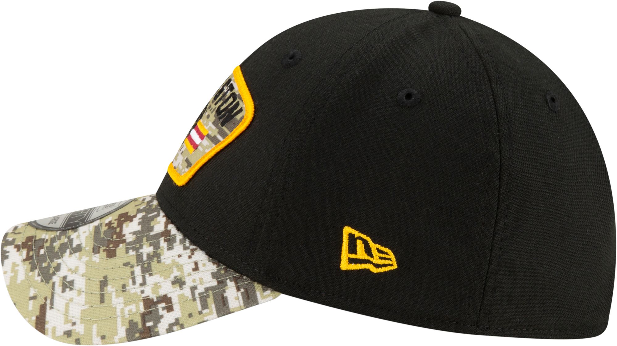 New Era Men's Washington Football Team Salute to Service 39Thirty Black Stretch Fit Hat product image