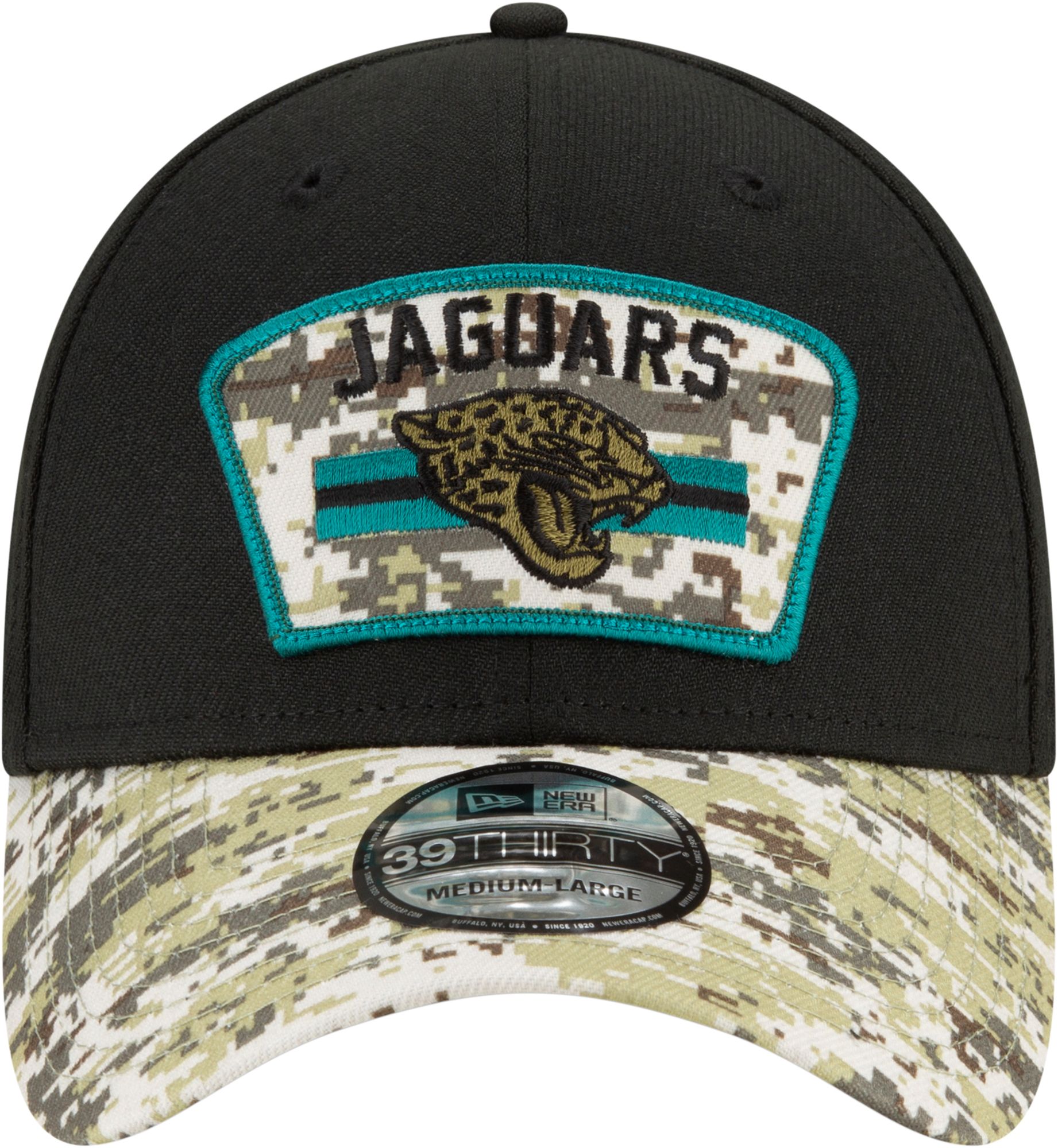 New Era Men's Jacksonville Jaguars Salute to Service 39Thirty Black Stretch Fit Hat product image