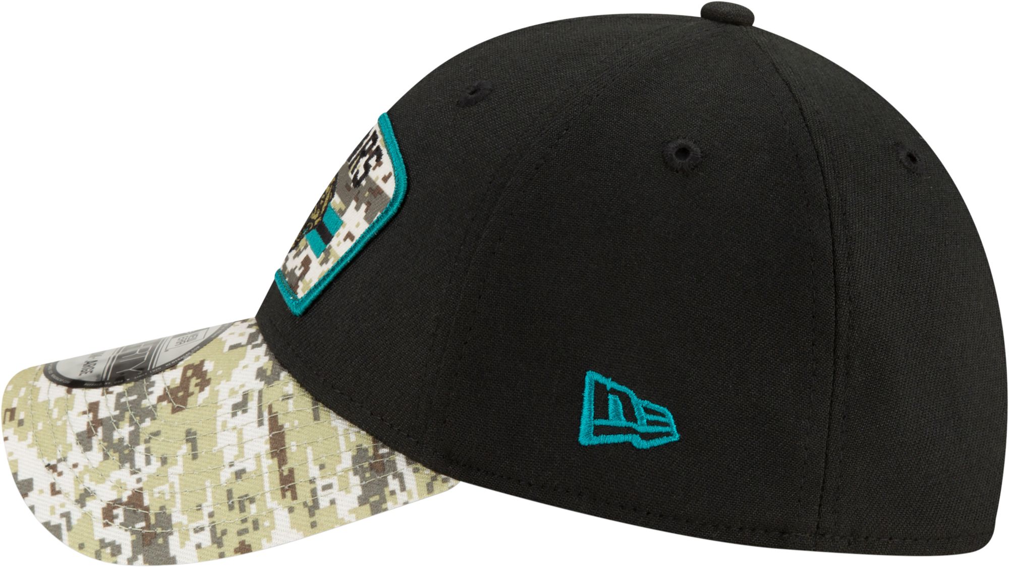 New Era Men's Jacksonville Jaguars Salute to Service 39Thirty Black Stretch Fit Hat product image
