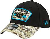 New Era Men's Carolina Panthers Salute to Service 39Thirty Black Stretch Fit Hat product image