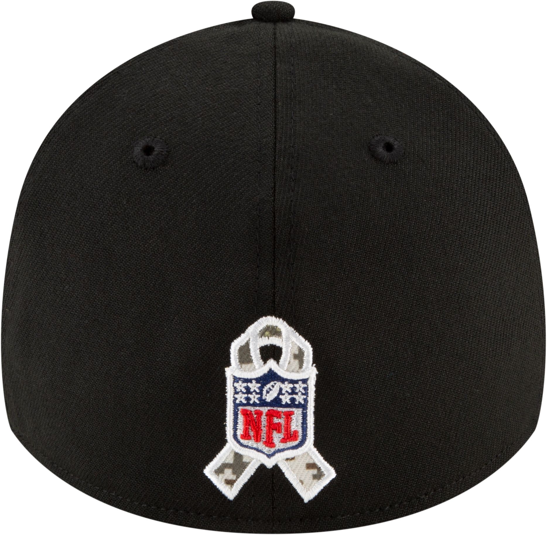 New Era Men's Green Bay Packers Salute to Service 39Thirty Black Stretch Fit Hat product image