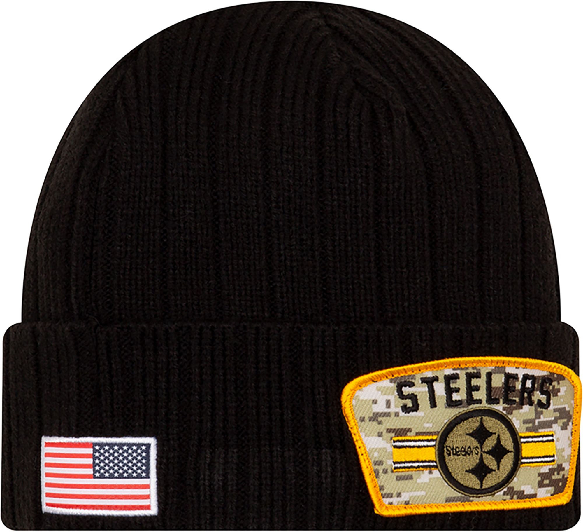 New Era Men's Pittsburgh Steelers Salute to Service Black Knit product image