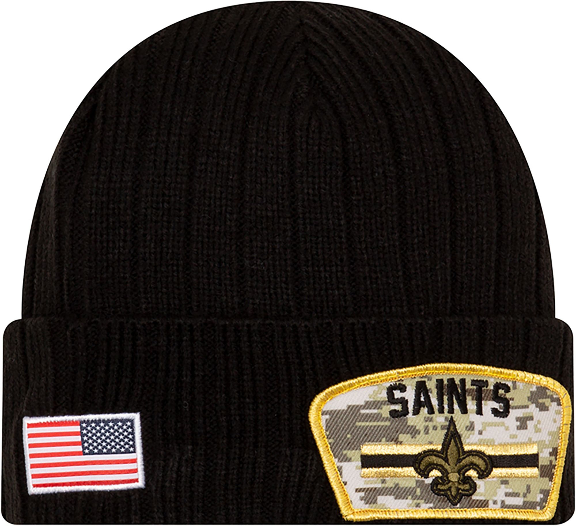 New Era Men's New Orleans Saints Salute to Service Black Knit product image