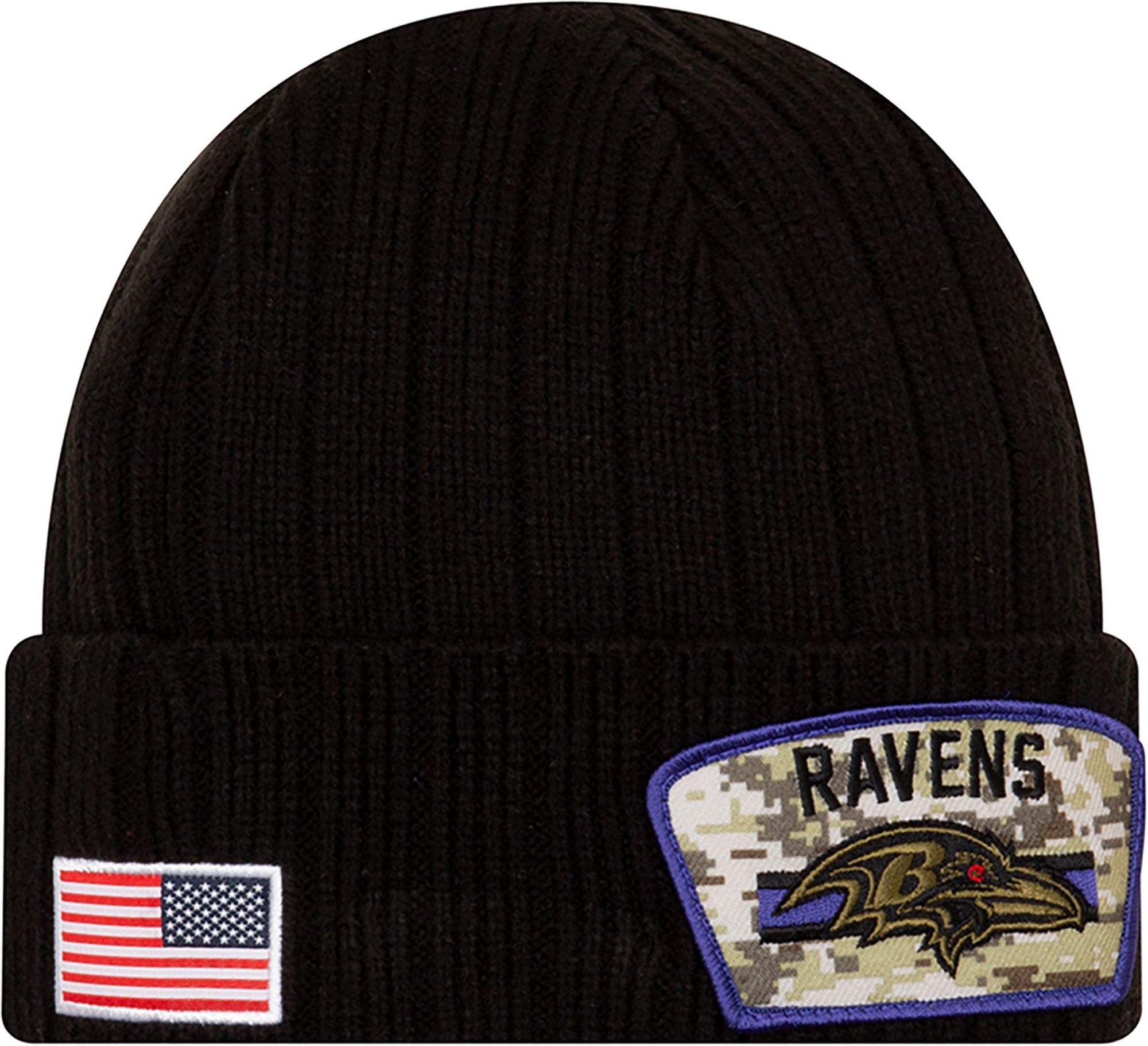 New Era Men's Baltimore Ravens Salute to Service Black Knit product image