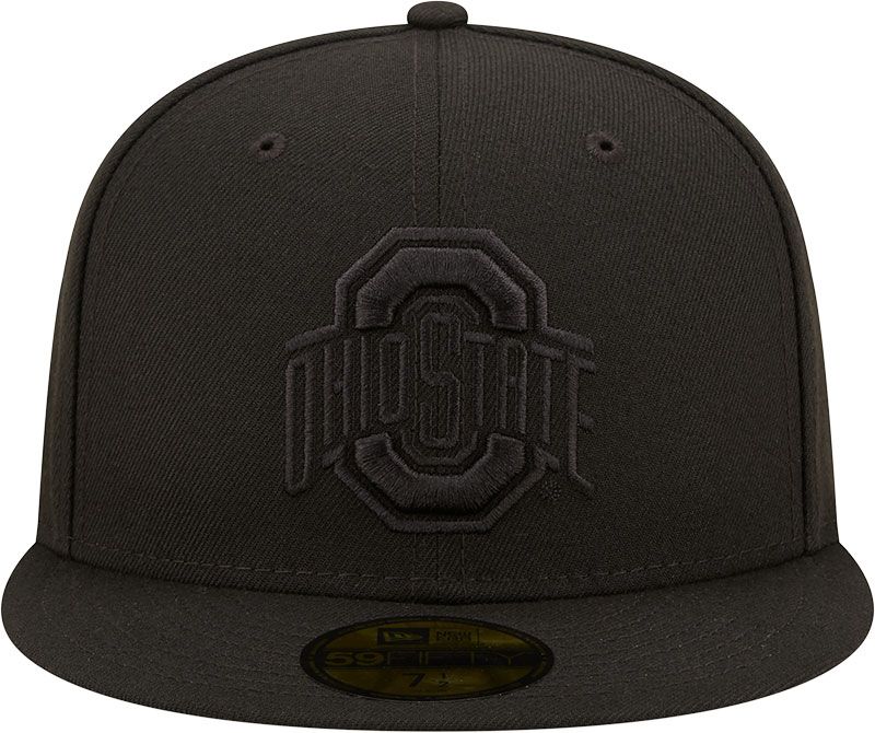 New Era Men's Ohio State Buckeyes Black Tonal 59Fifty Fitted Hat product image