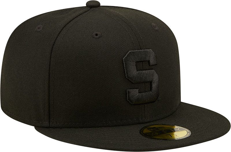 New Era Men's Michigan State Spartans Black Tonal 59Fifty Fitted Hat product image