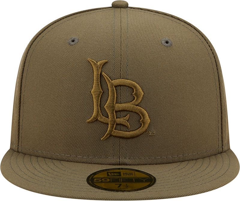 New Era Men's Long Beach State 49ers Green Tonal 59Fifty Fitted Hat product image