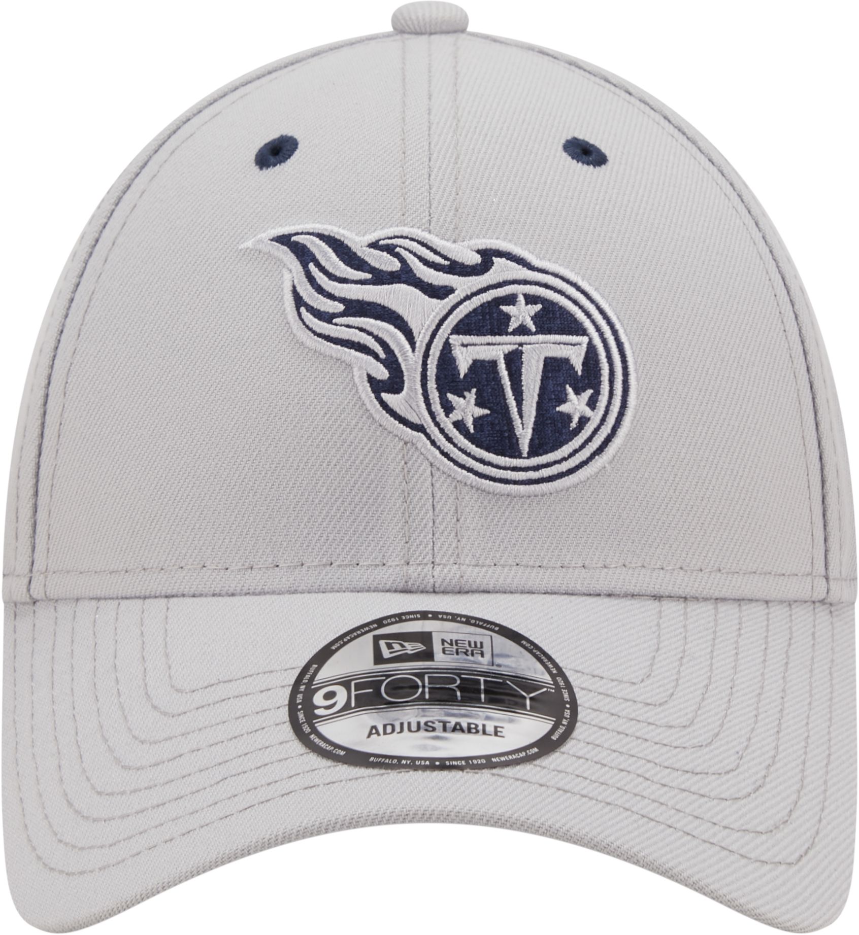 New Era Men's Tennessee Titans Outline 9Forty Grey Adjustable Hat product image