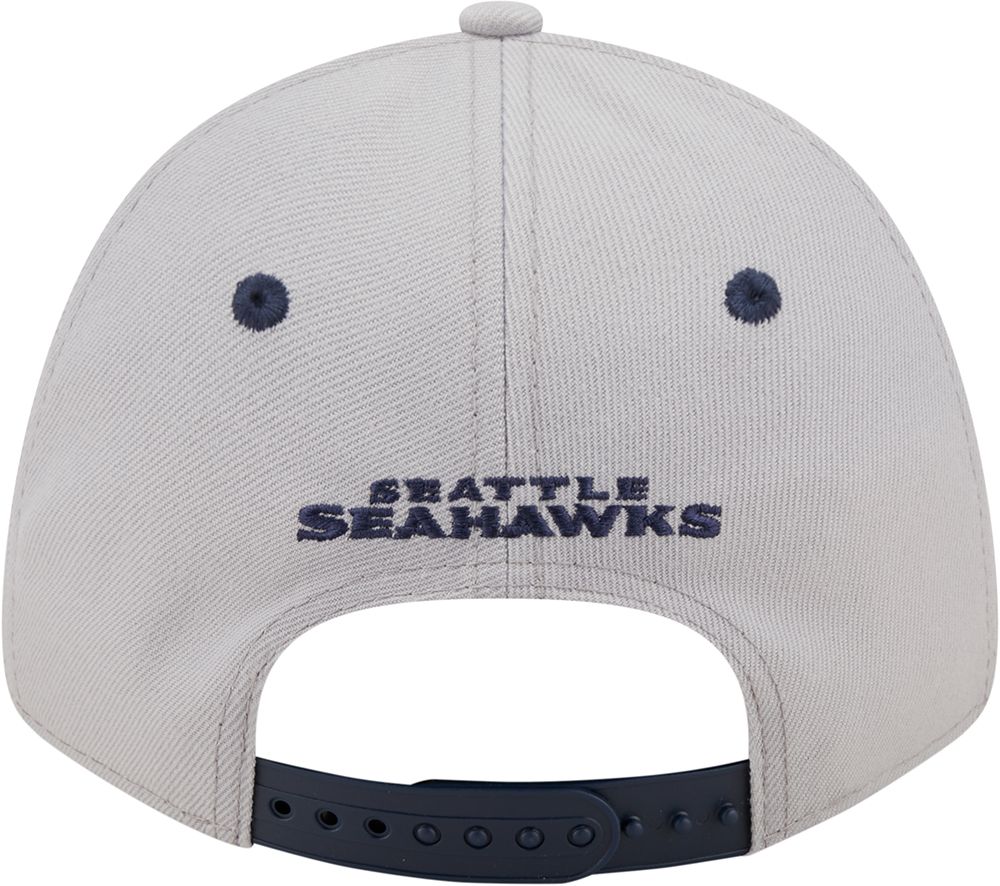 New Era Men's Seattle Seahawks Outline 9Forty Grey Adjustable Hat product image