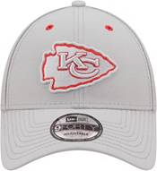 New Era Men's Kansas City Chiefs Outline 9Forty Grey Adjustable Hat product image