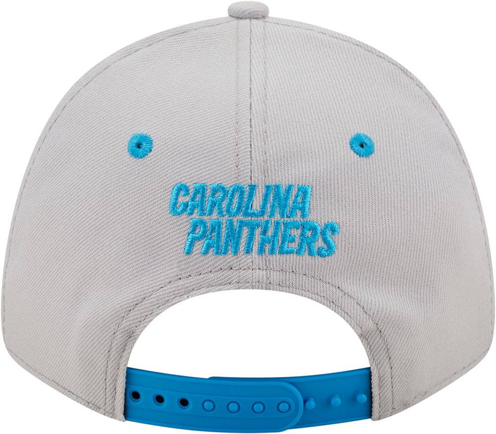 New Era Men's Carolina Panthers Outline 9Forty Grey Adjustable Hat product image