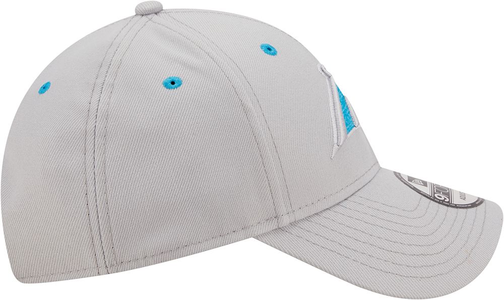 New Era Men's Carolina Panthers Outline 9Forty Grey Adjustable Hat product image