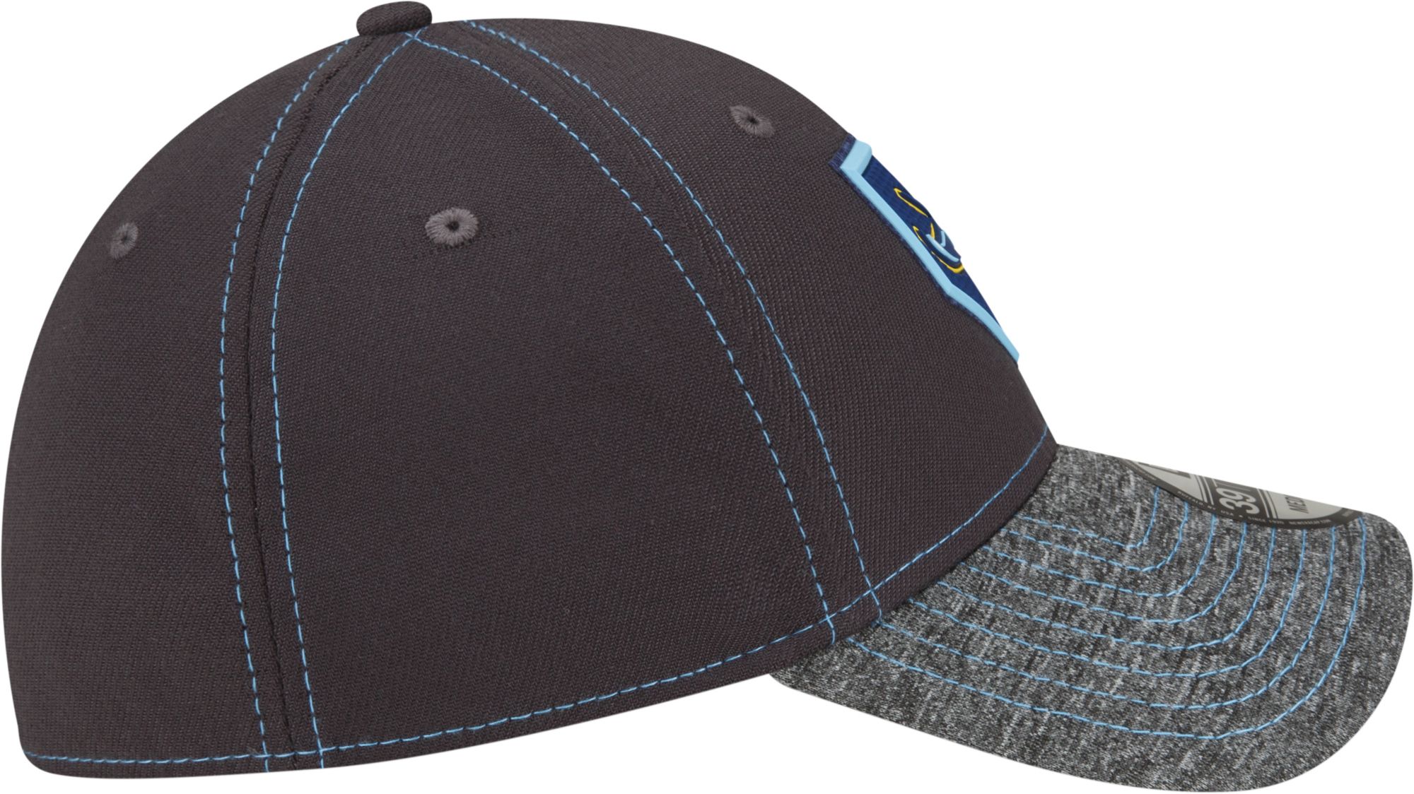 New Era Men's Tampa Bay Rays Grey Club 39Thirty Stretch Fit Hat product image
