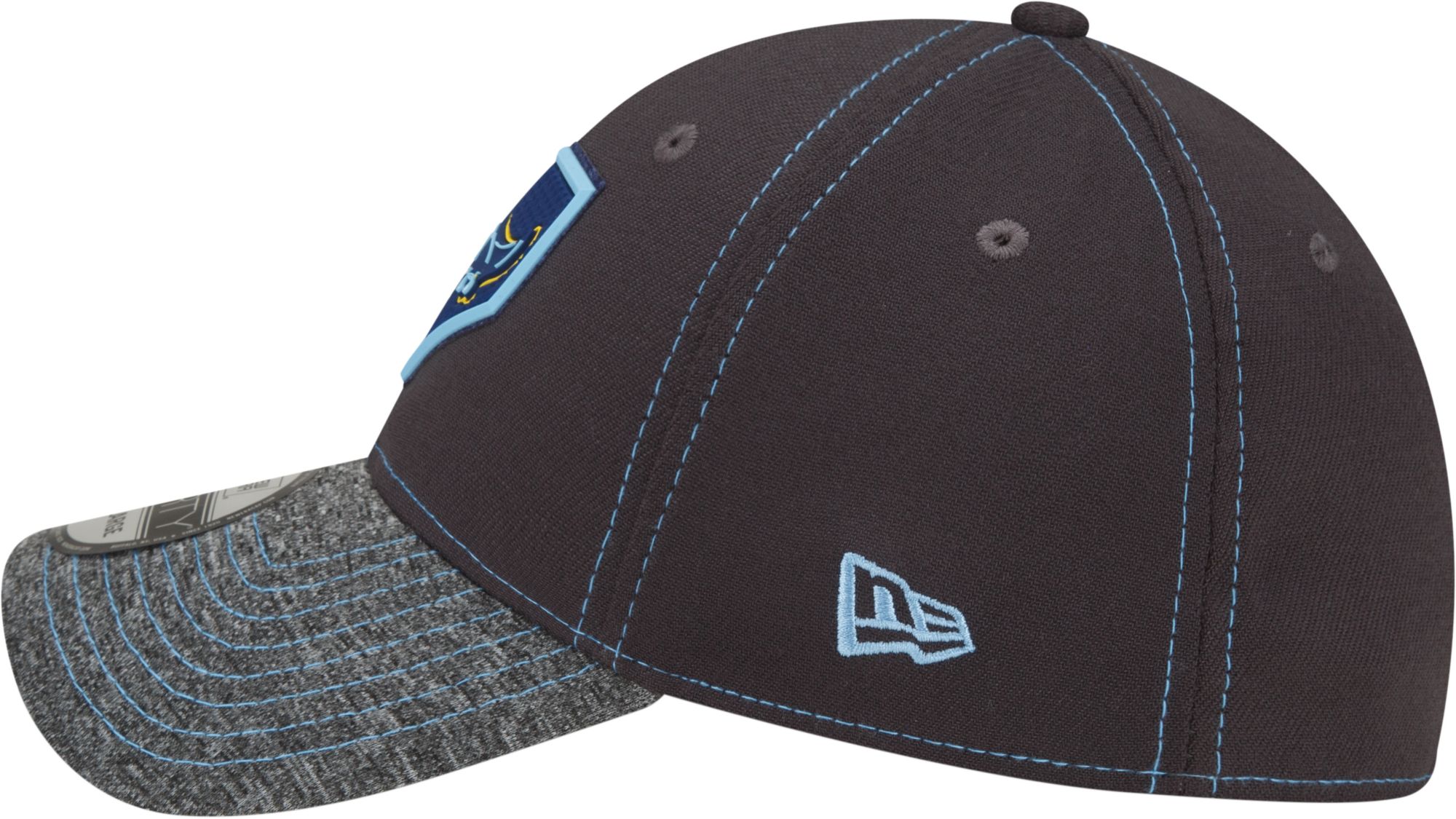 New Era Men's Tampa Bay Rays Grey Club 39Thirty Stretch Fit Hat product image