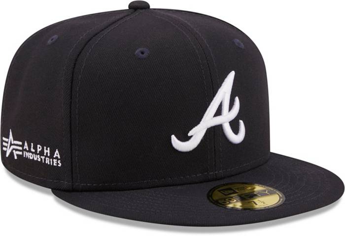 Men's Atlanta Braves New Era Navy/Red Home Authentic Collection On-Field  59FIFTY Fitted Hat
