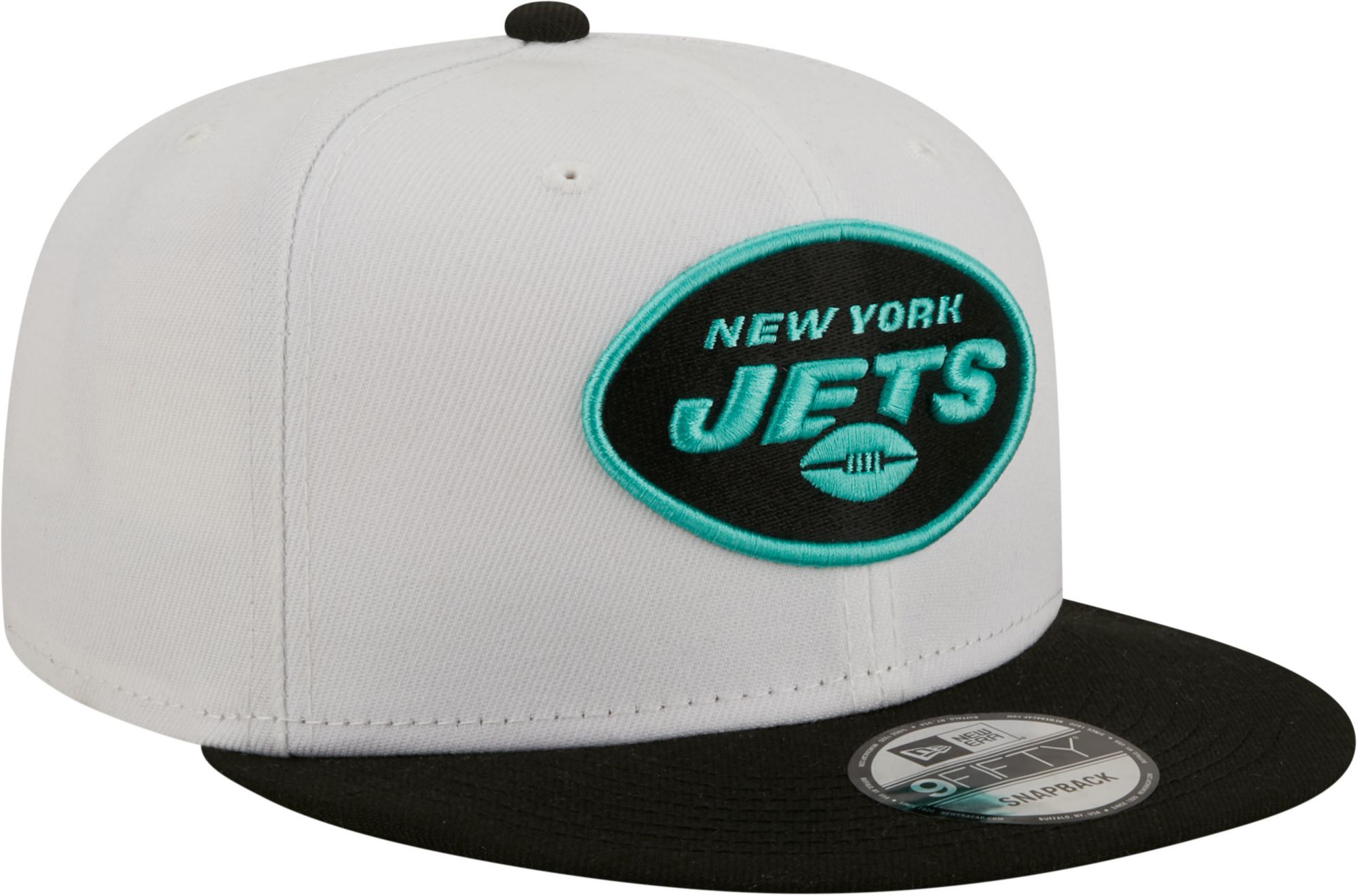 New Era Men's New York Jets Color Pack 9Fifty White Adjustable Hat product image