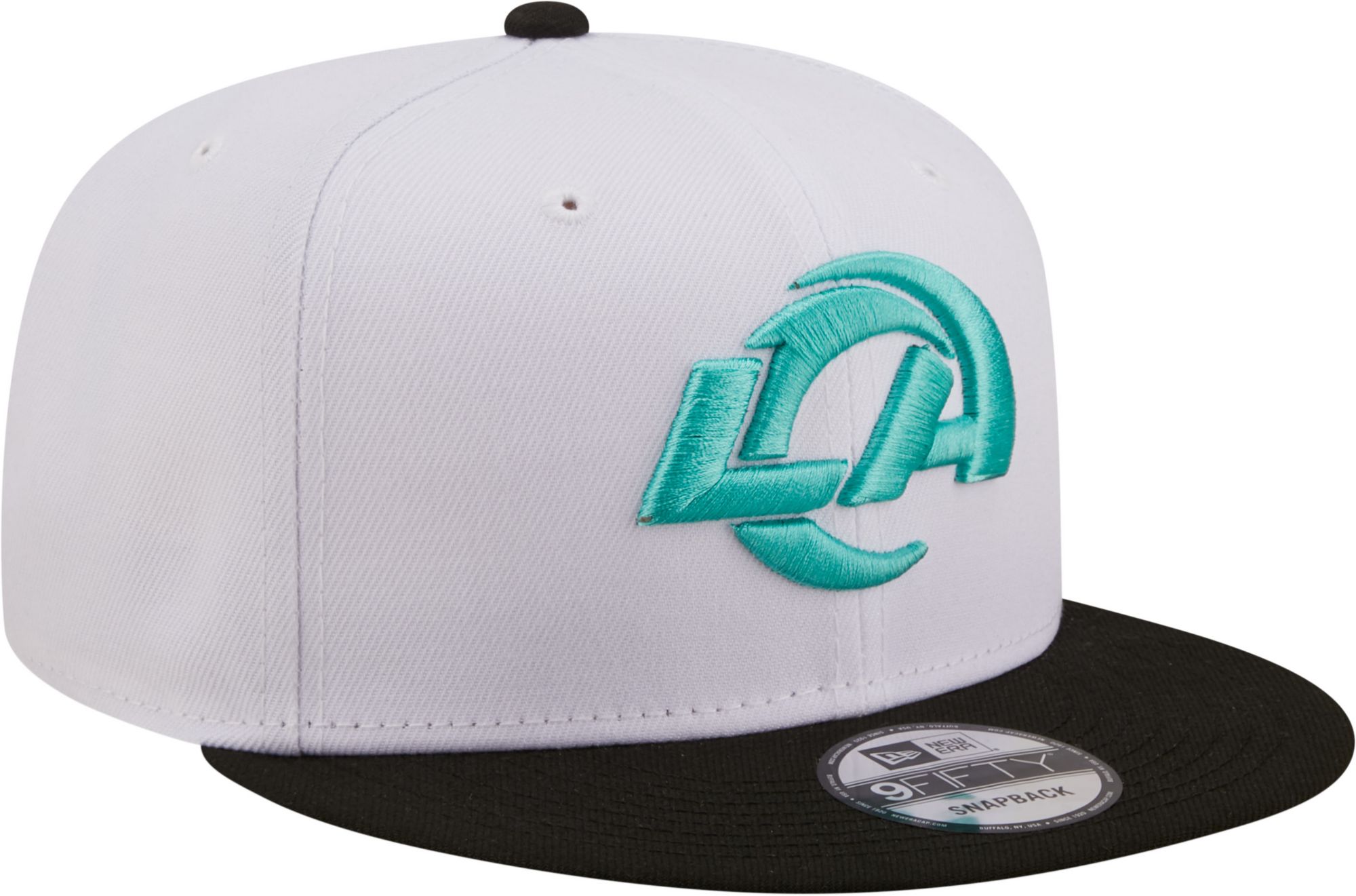 New Era Men's Los Angeles Rams Color Pack 9Fifty White Adjustable Hat product image