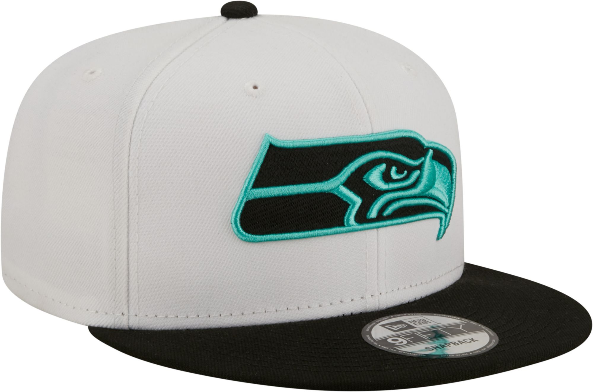 New Era Men's Seattle Seahawks Color Pack 9Fifty White Adjustable Hat product image