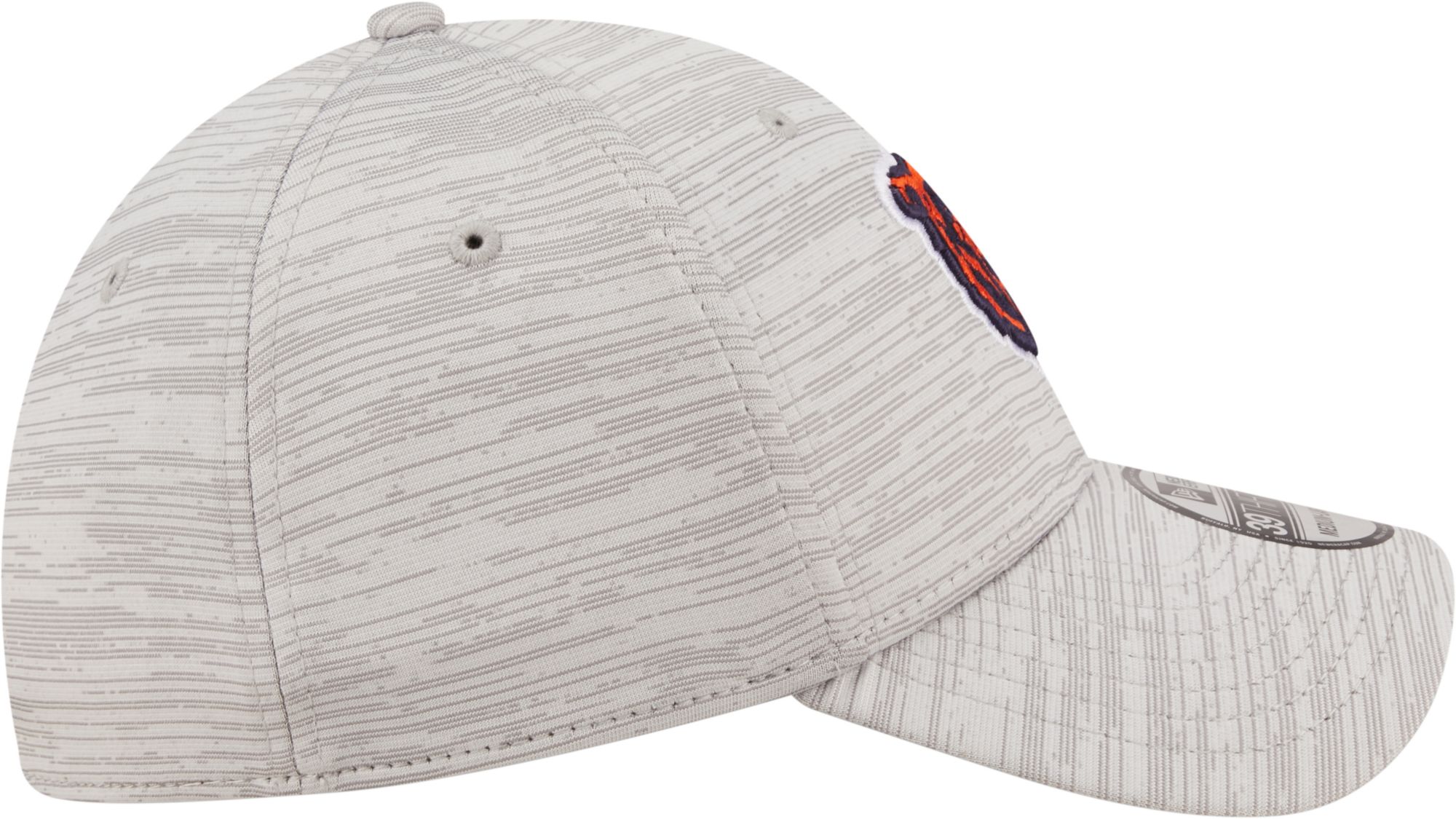 New Era Men's Chicago Bears Distinct 39Thirty Grey Stretch Fit Hat product image