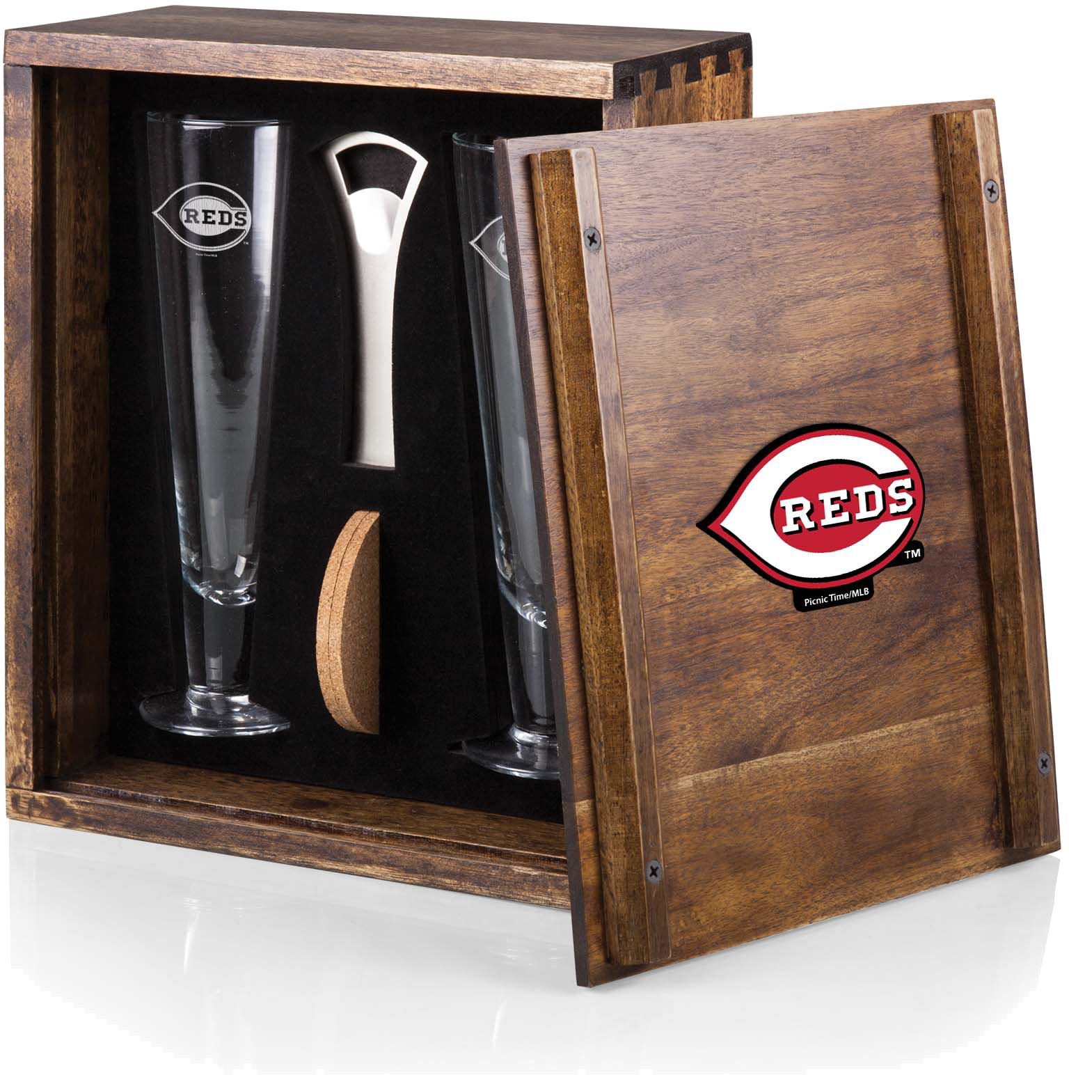 Picnic Time Cincinnati Reds Pilsner Craft Beer Gift Set product image