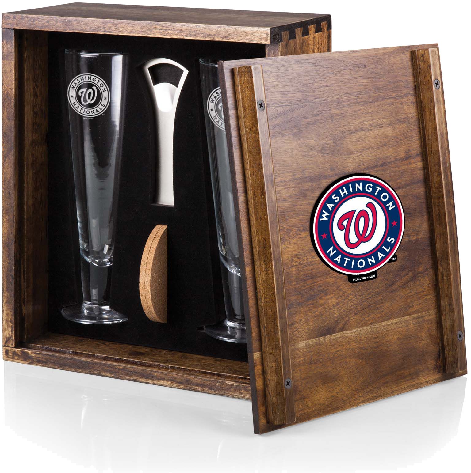 Picnic Time Washington Nationals Pilsner Craft Beer Gift Set product image