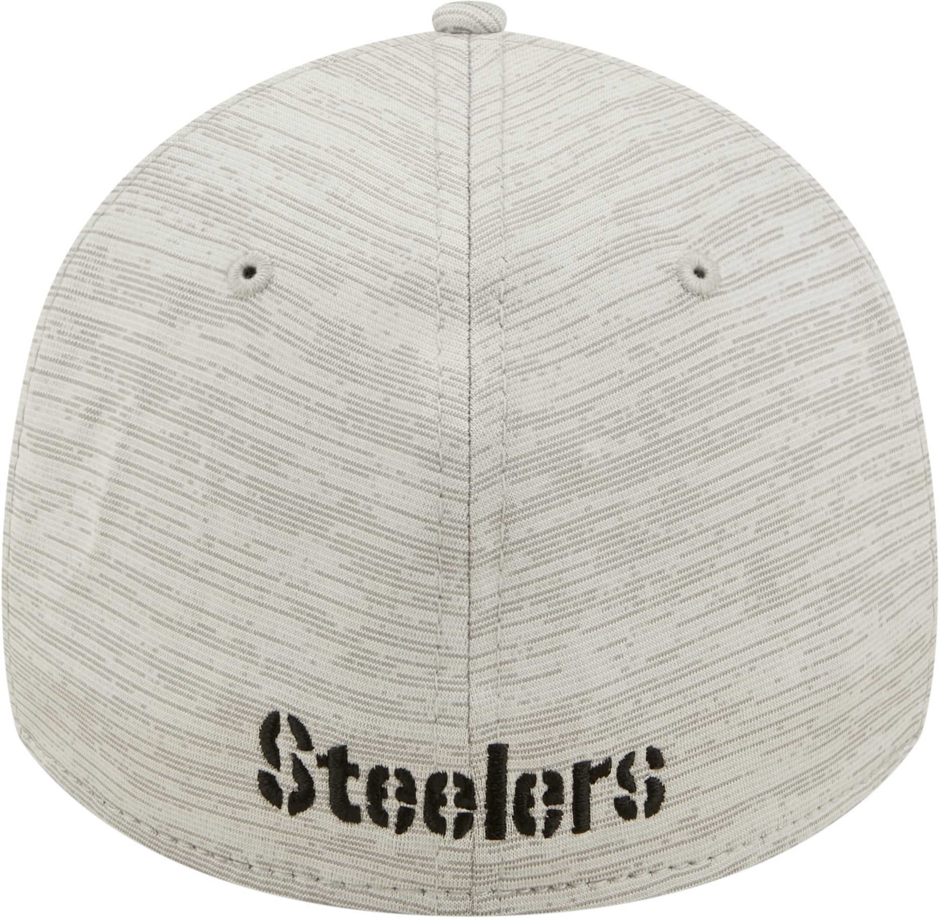New Era Men's Pittsburgh Steelers Distinct 39Thirty Grey Stretch Fit Hat product image