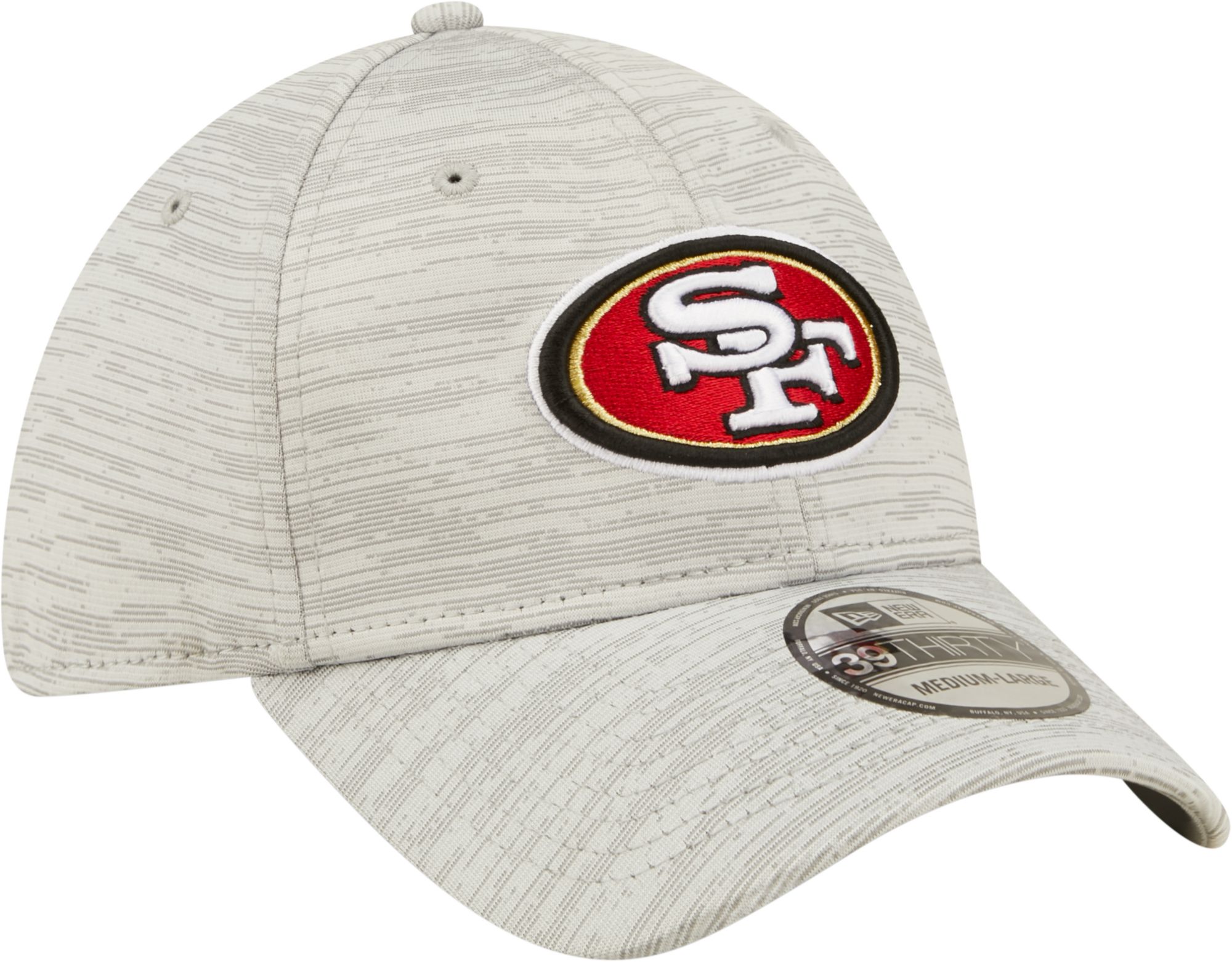 New Era Men's San Francisco 49ers Distinct 39Thirty Grey Stretch Fit Hat product image