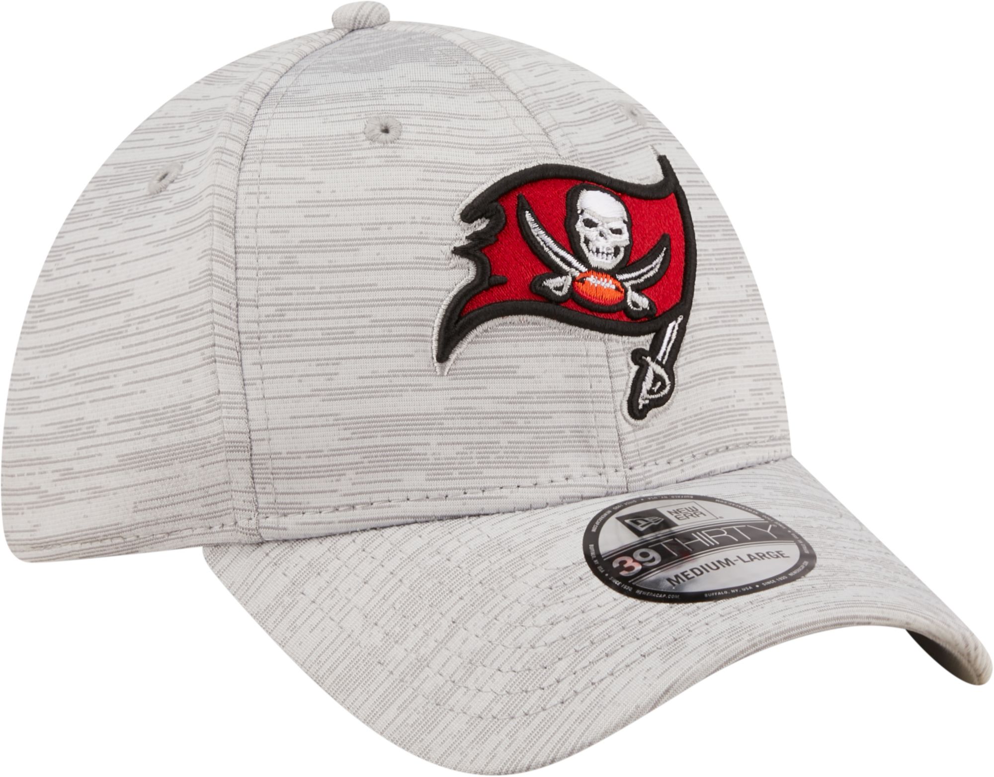 New Era Men's Tampa Bay Buccaneers Distinct 39Thirty Grey Stretch Fit Hat product image