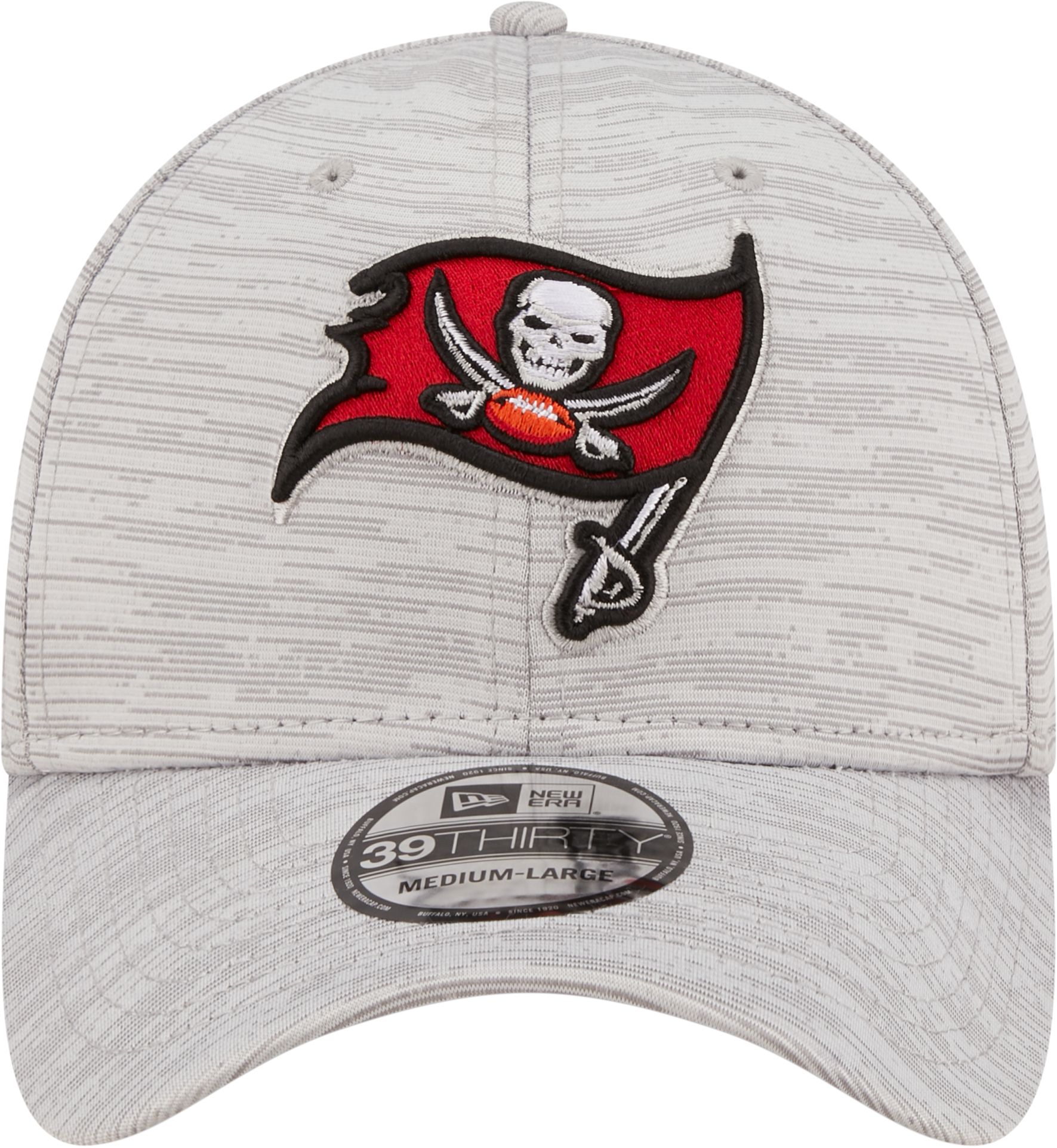 New Era Men's Tampa Bay Buccaneers Distinct 39Thirty Grey Stretch Fit Hat product image