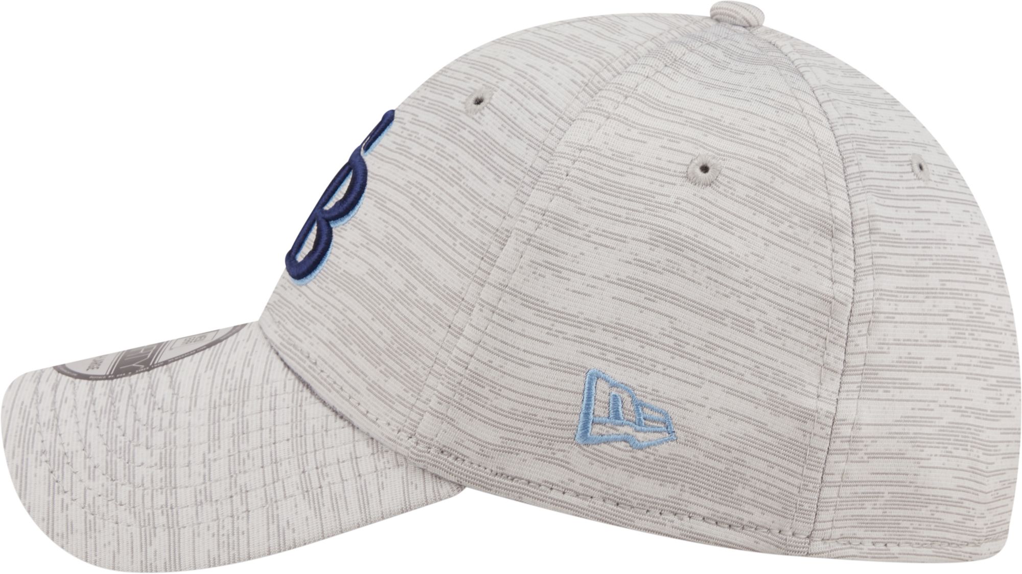 New Era Men's Tampa Bay Rays Gray 39Thirty Stretch Fit Hat product image
