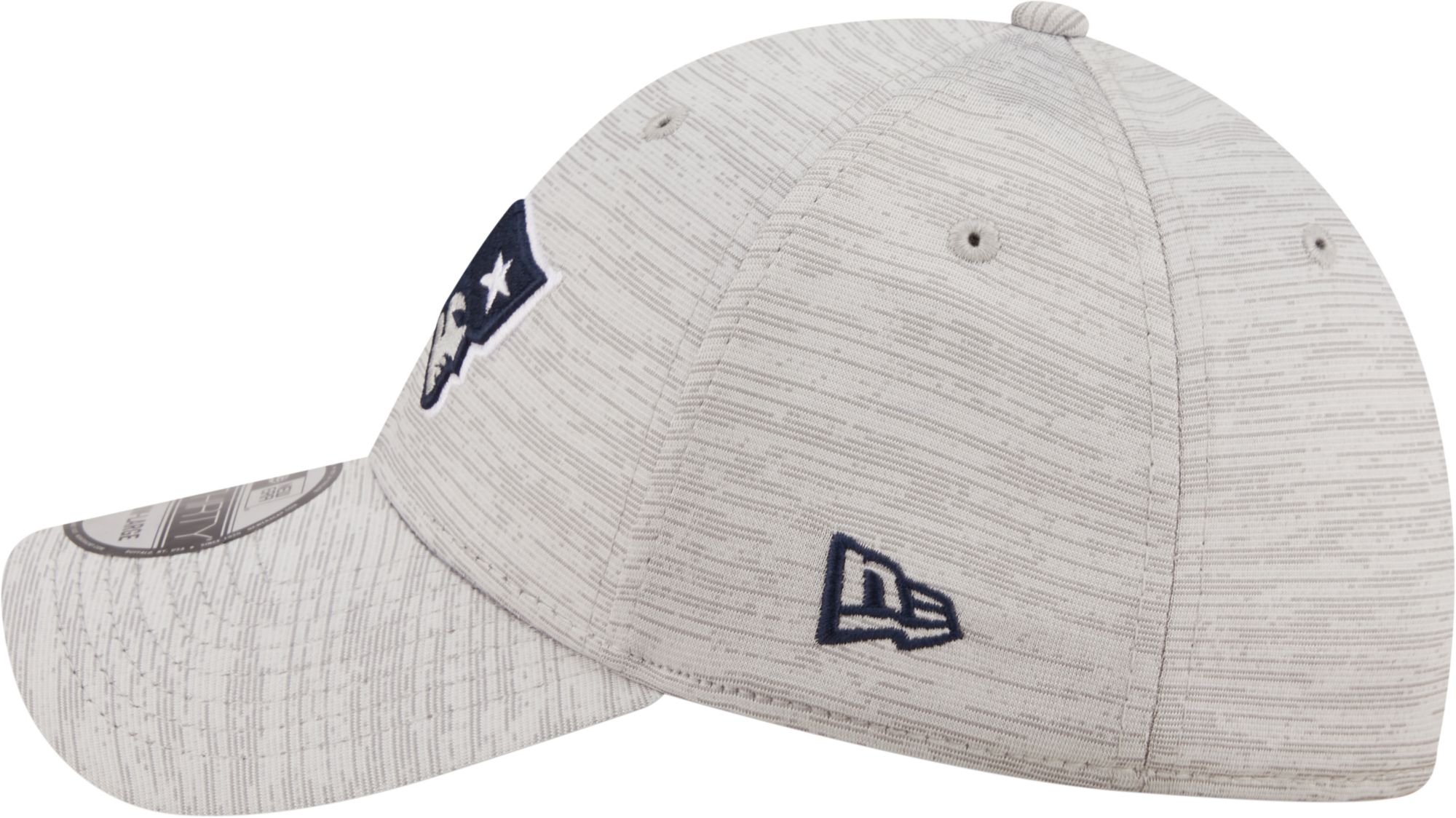 New Era Men's New England Patriots Distinct 39Thirty Grey Stretch Fit Hat product image
