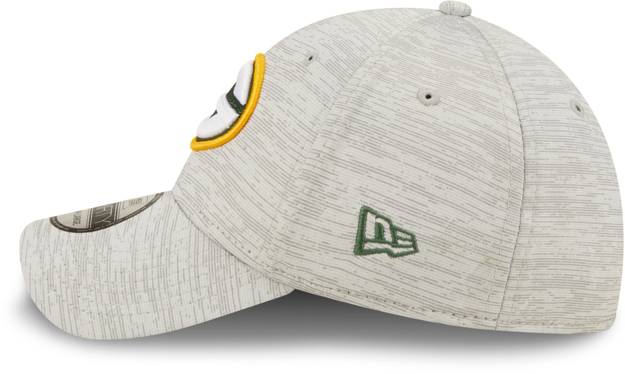New Era Men's Green Bay Packers Distinct 39Thirty Grey Stretch Fit Hat product image