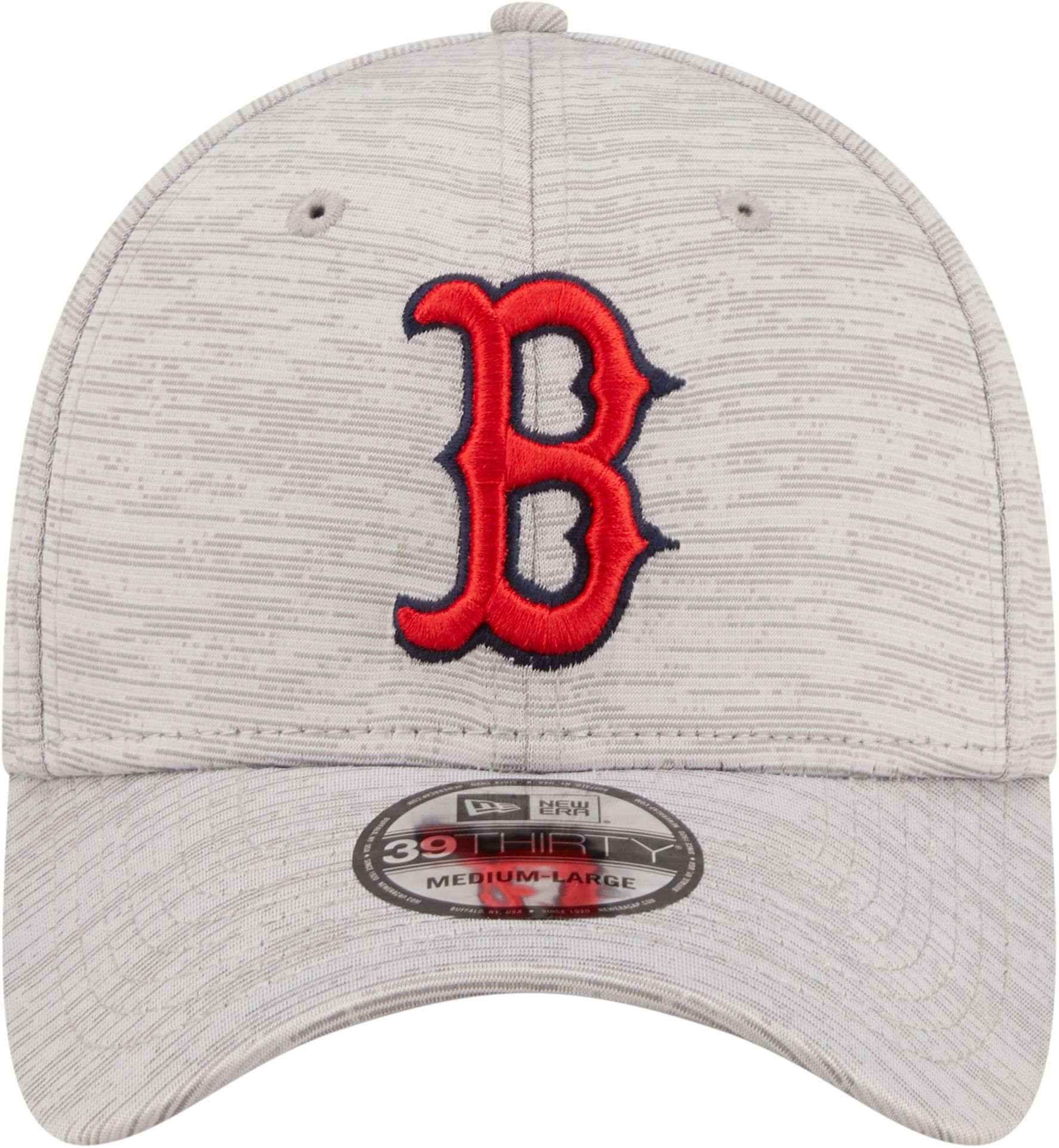 New Era Men's Boston Red Sox Gray 39Thirty Stretch Fit Hat product image