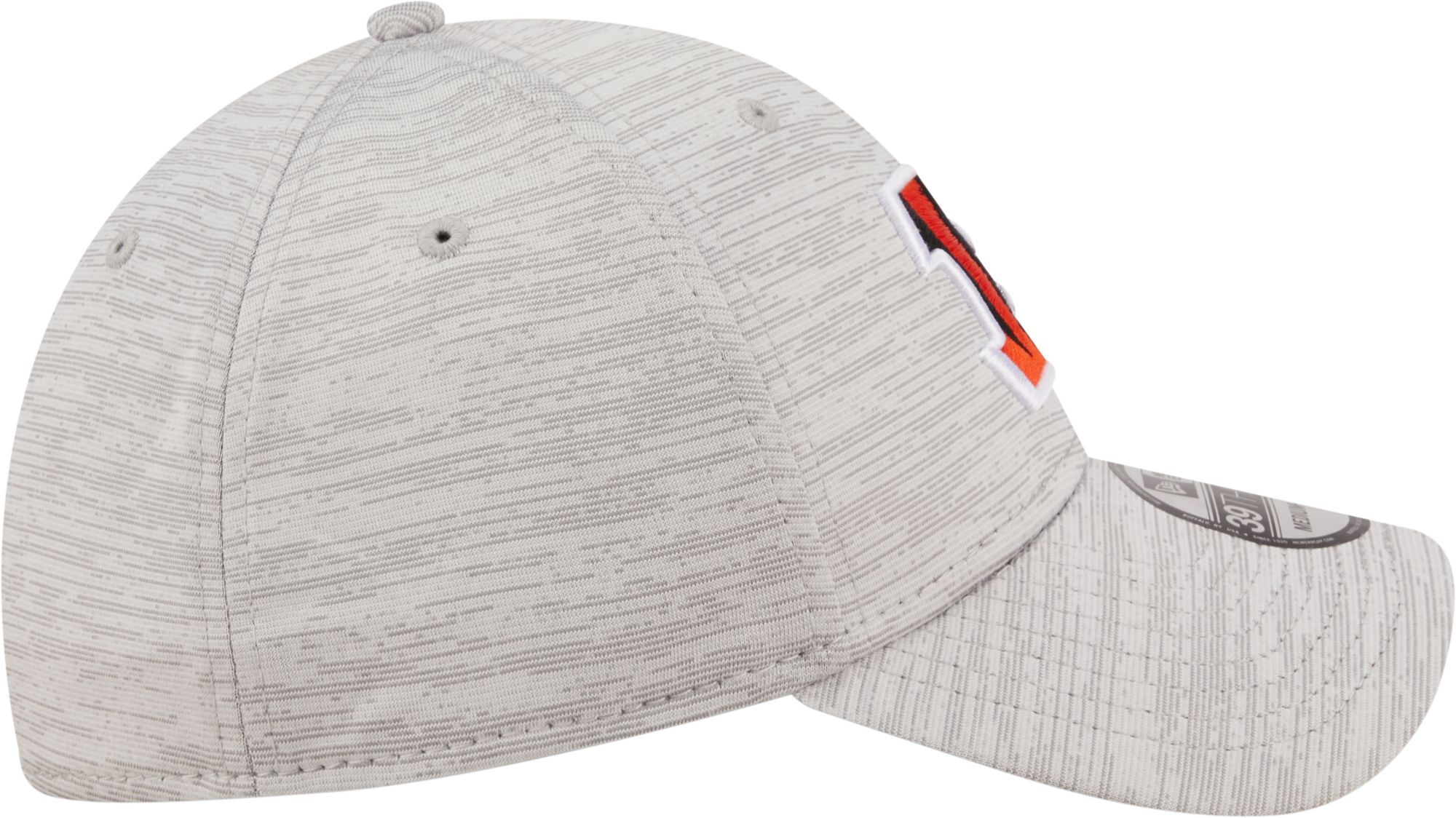 New Era Men's Cincinnati Bengals Distinct 39Thirty Grey Stretch Fit Hat product image