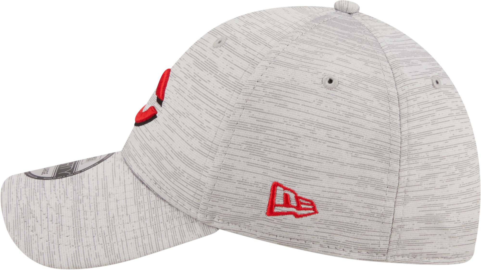 New Era Men's Cincinnati Reds Gray 39Thirty Stretch Fit Hat product image