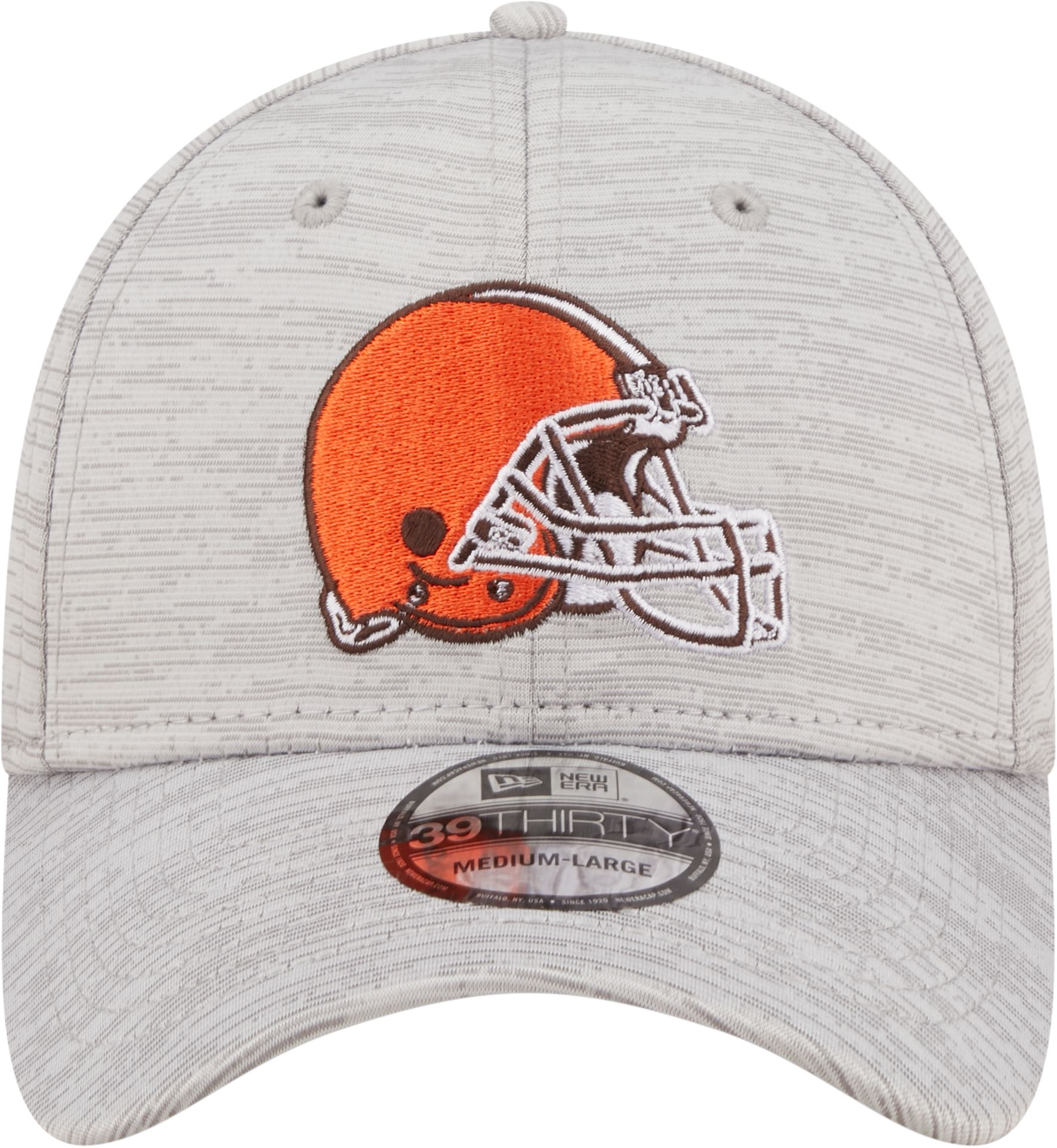 New Era Men's Cleveland Browns Distinct 39Thirty Grey Stretch Fit Hat product image