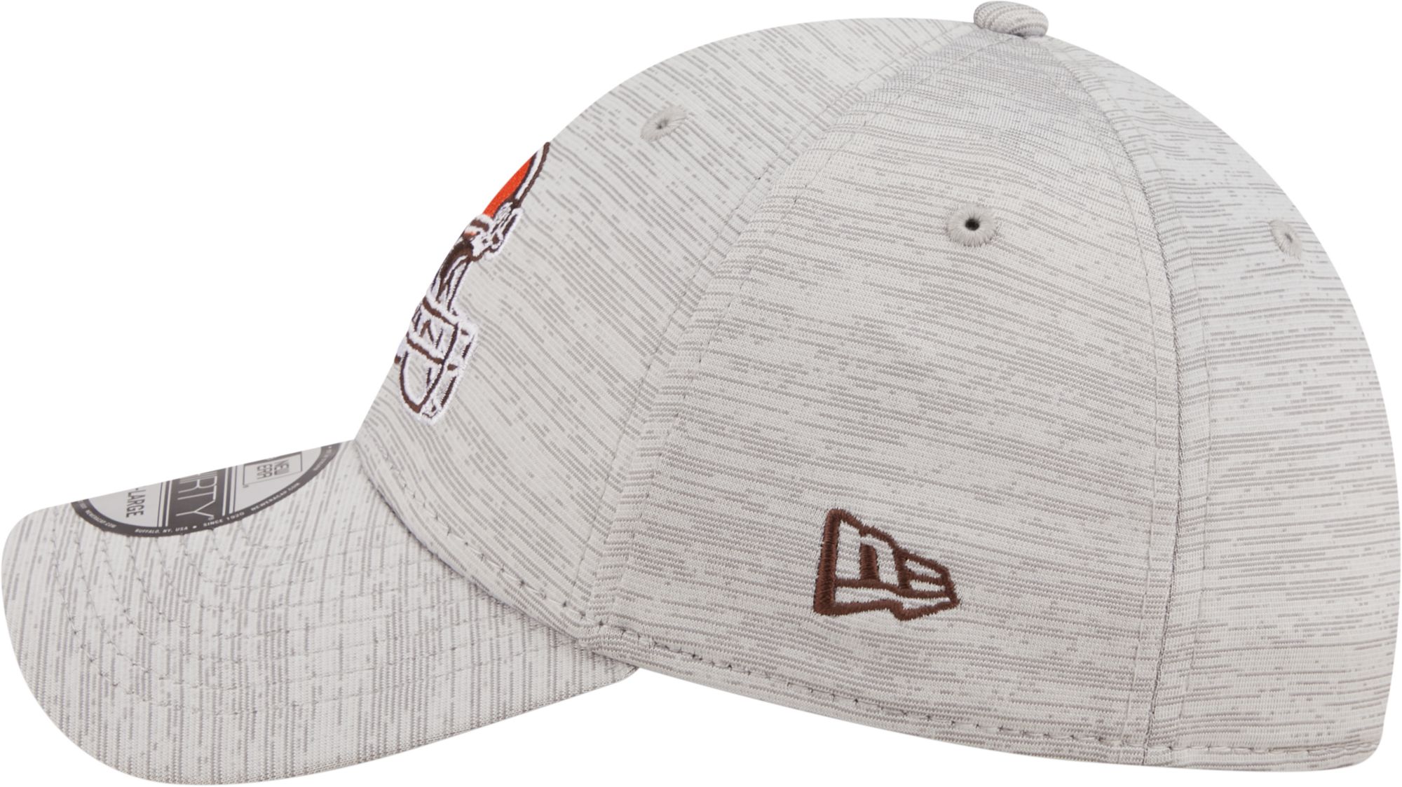 New Era Men's Cleveland Browns Distinct 39Thirty Grey Stretch Fit Hat product image