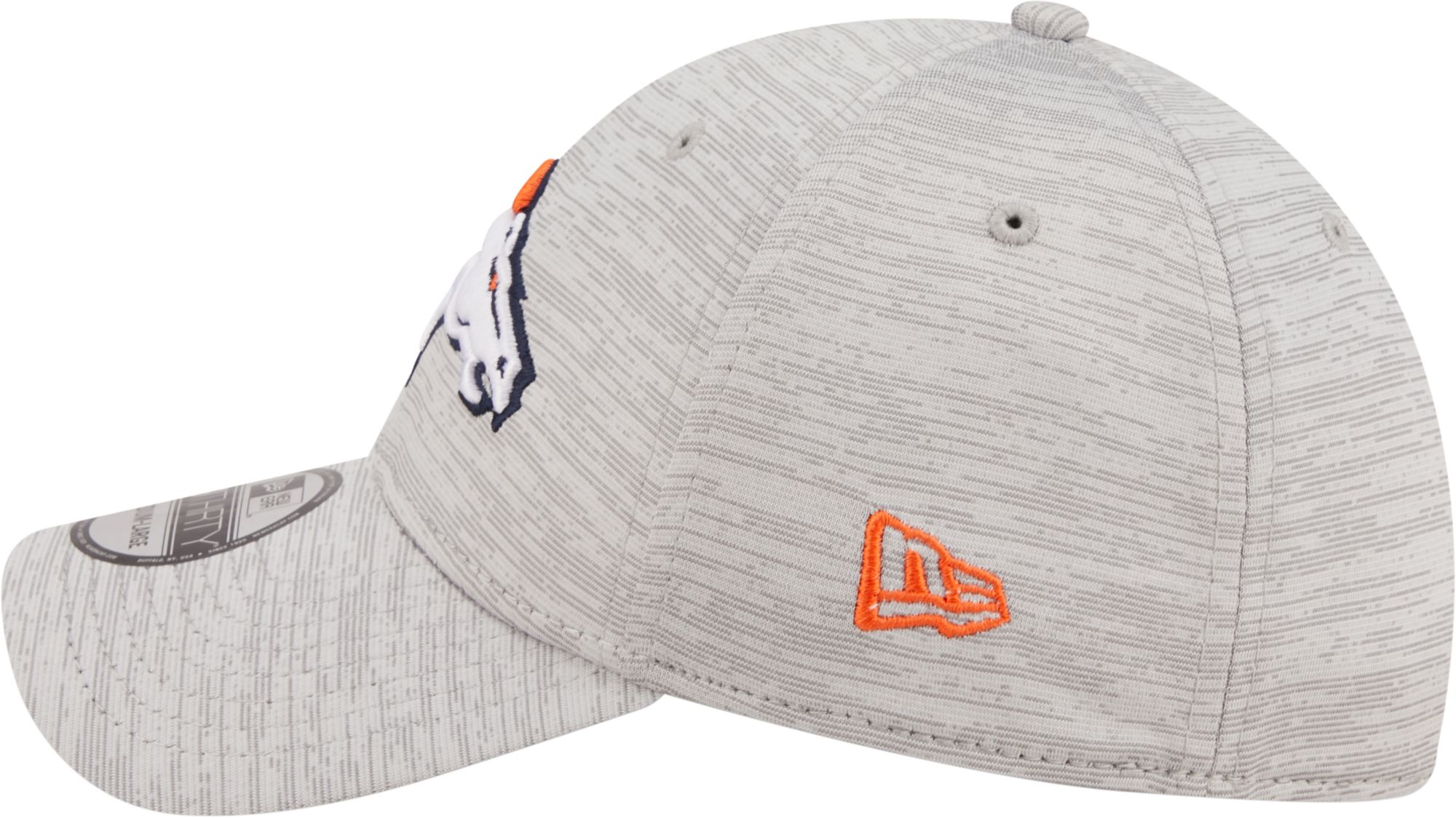 New Era Men's Denver Broncos Distinct 39Thirty Grey Stretch Fit Hat product image