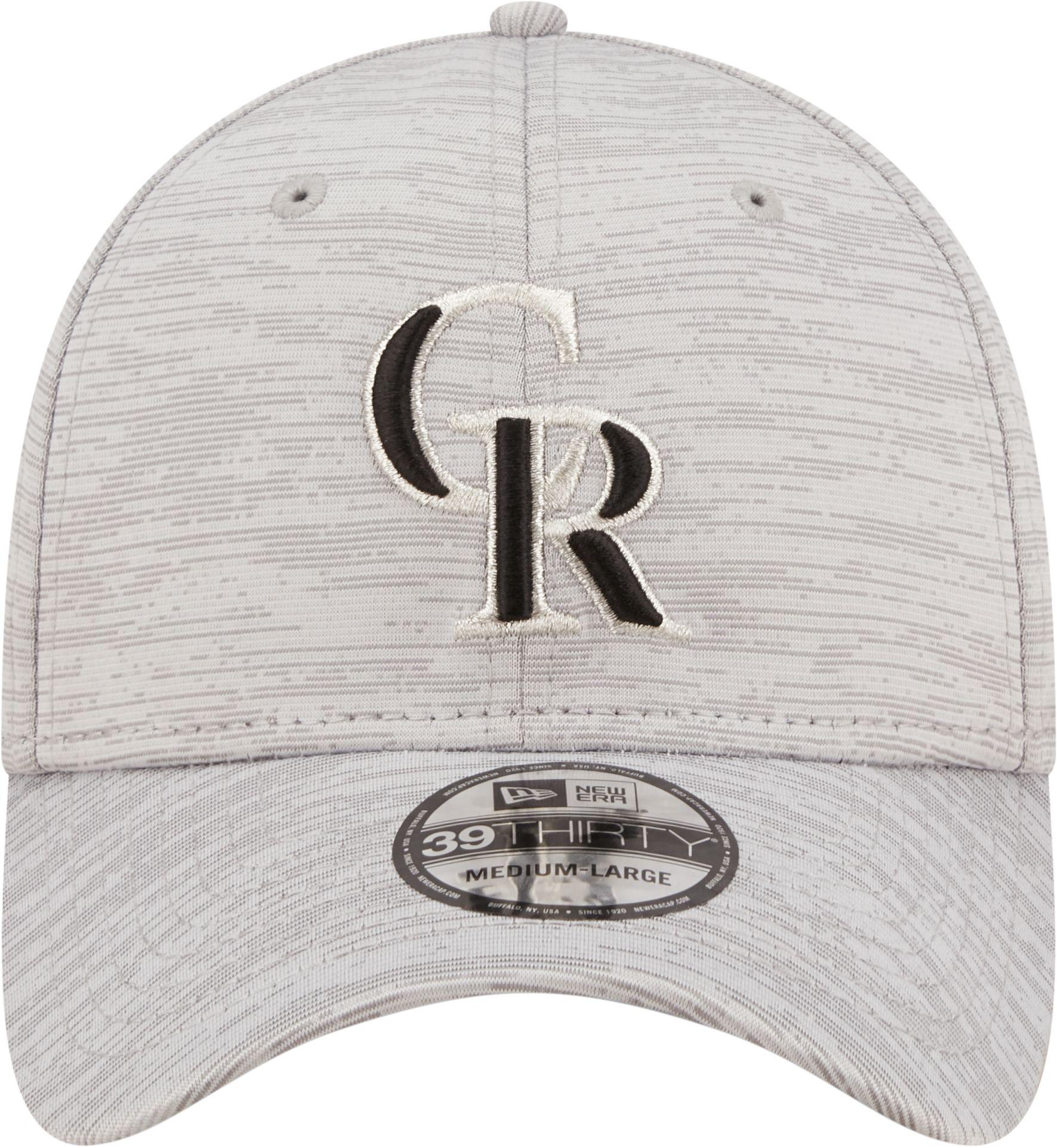 New Era Men's Colorado Rockies Gray 39Thirty Stretch Fit Hat product image