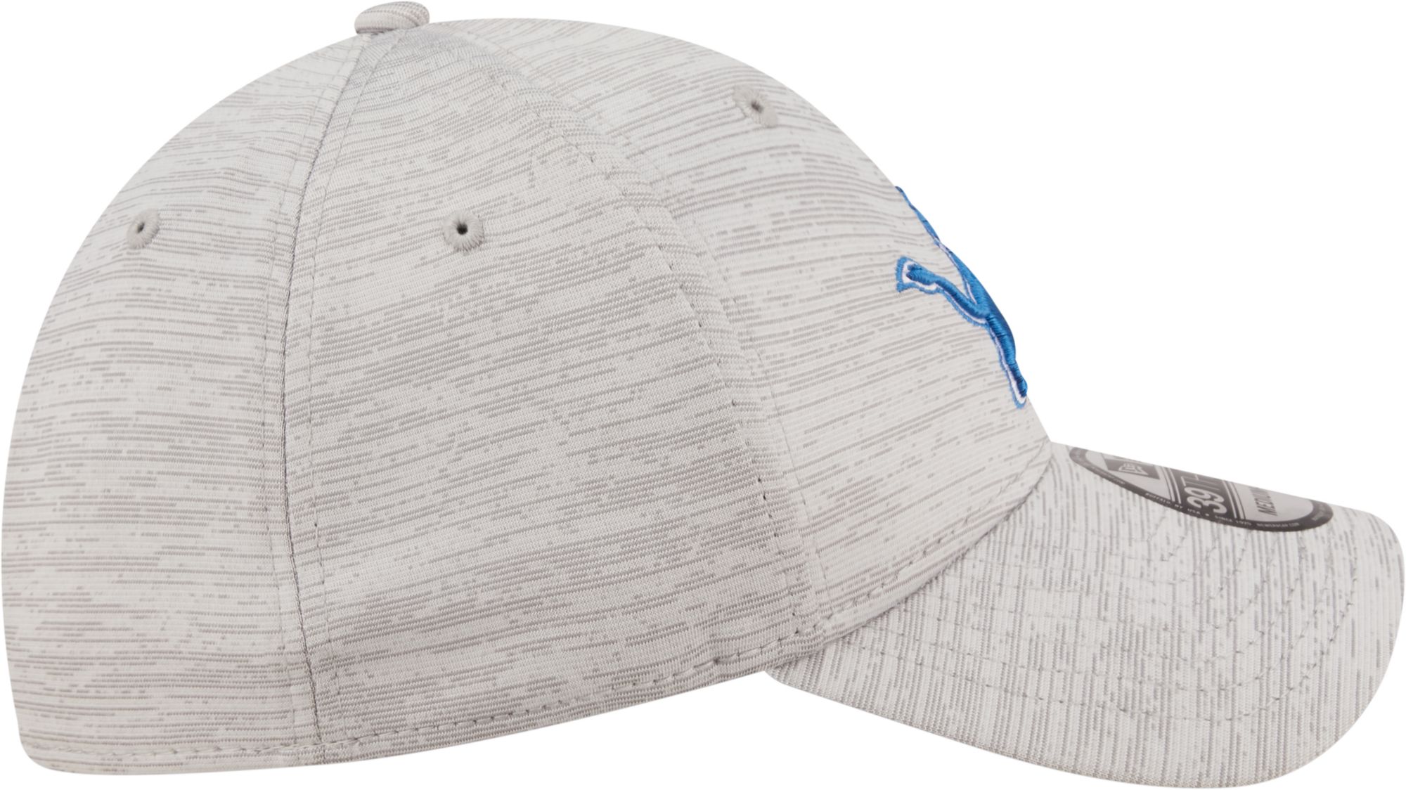 New Era Men's Detroit Lions Distinct 39Thirty Grey Stretch Fit Hat product image